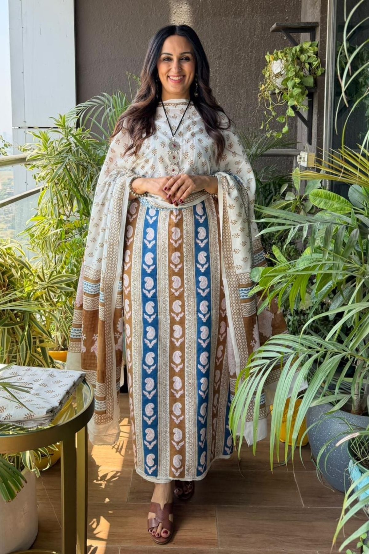 Handblocked pure cotton Bagh full sets!!