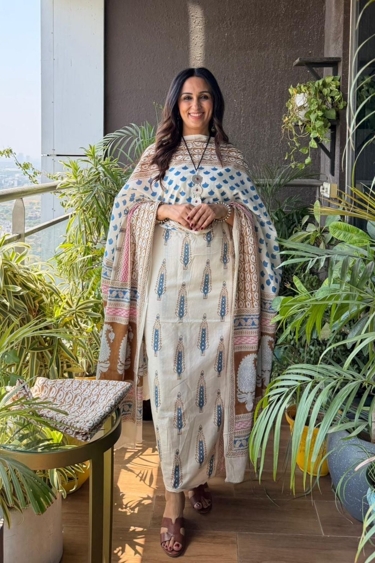 Handblocked pure cotton Bagh full sets!!