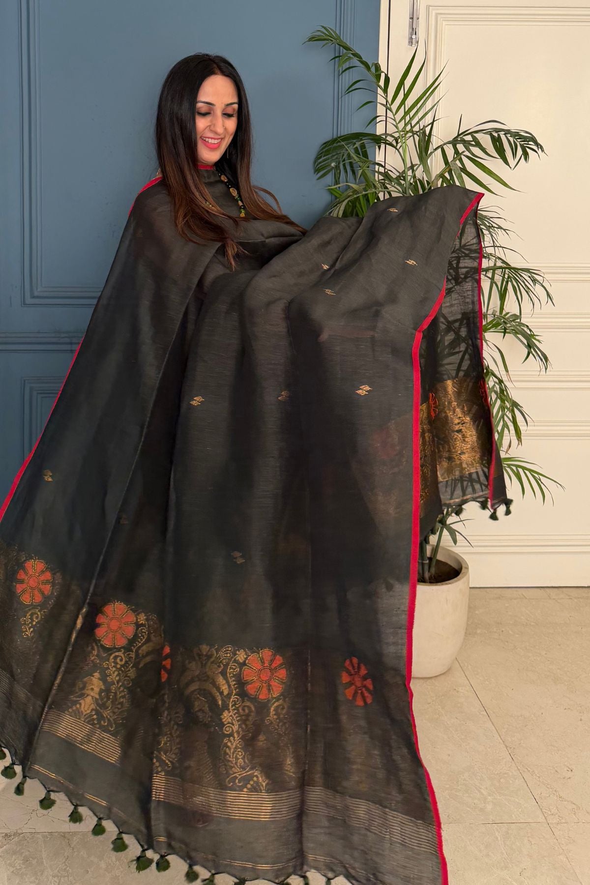 Jayshree linen kurta Dupatta sets