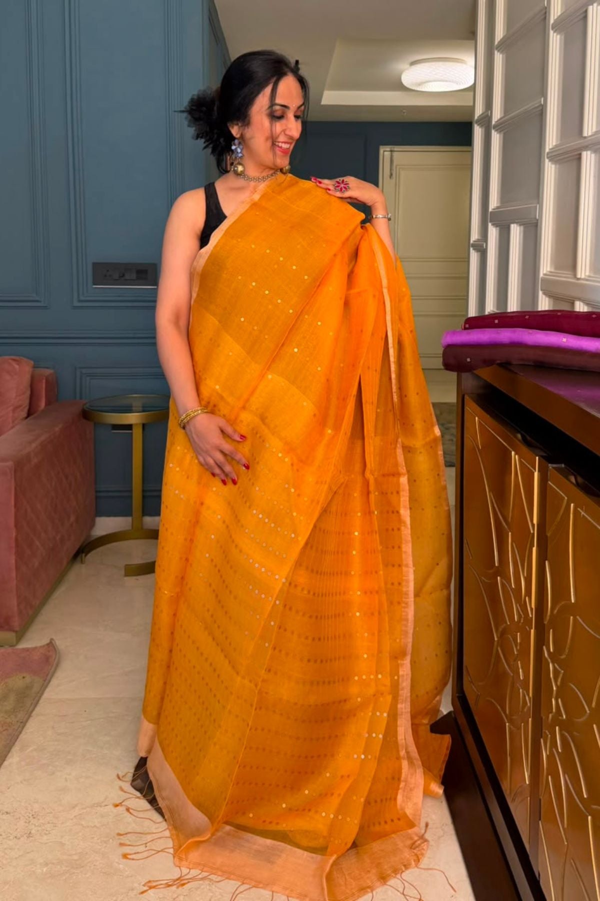 Handwoven pure muslin sarees!!