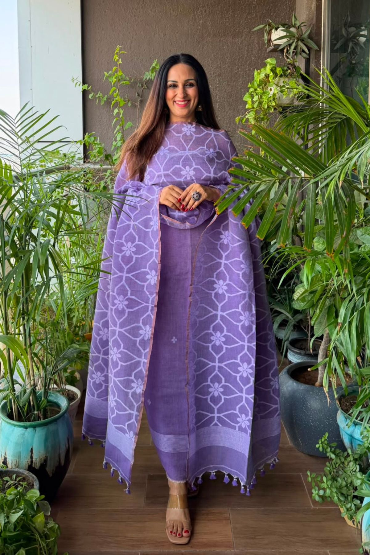 Jayshree linen kurta dupatta sets!!