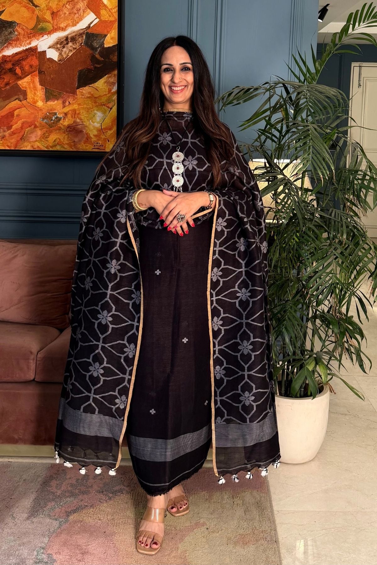 Jayshree linen kurta dupatta sets!!