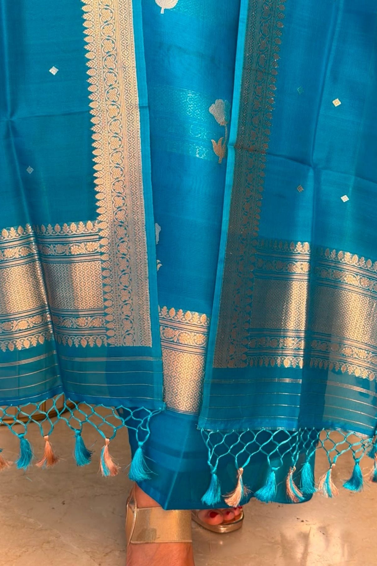 New Banarasi weave suit sets on pure organza silk!!