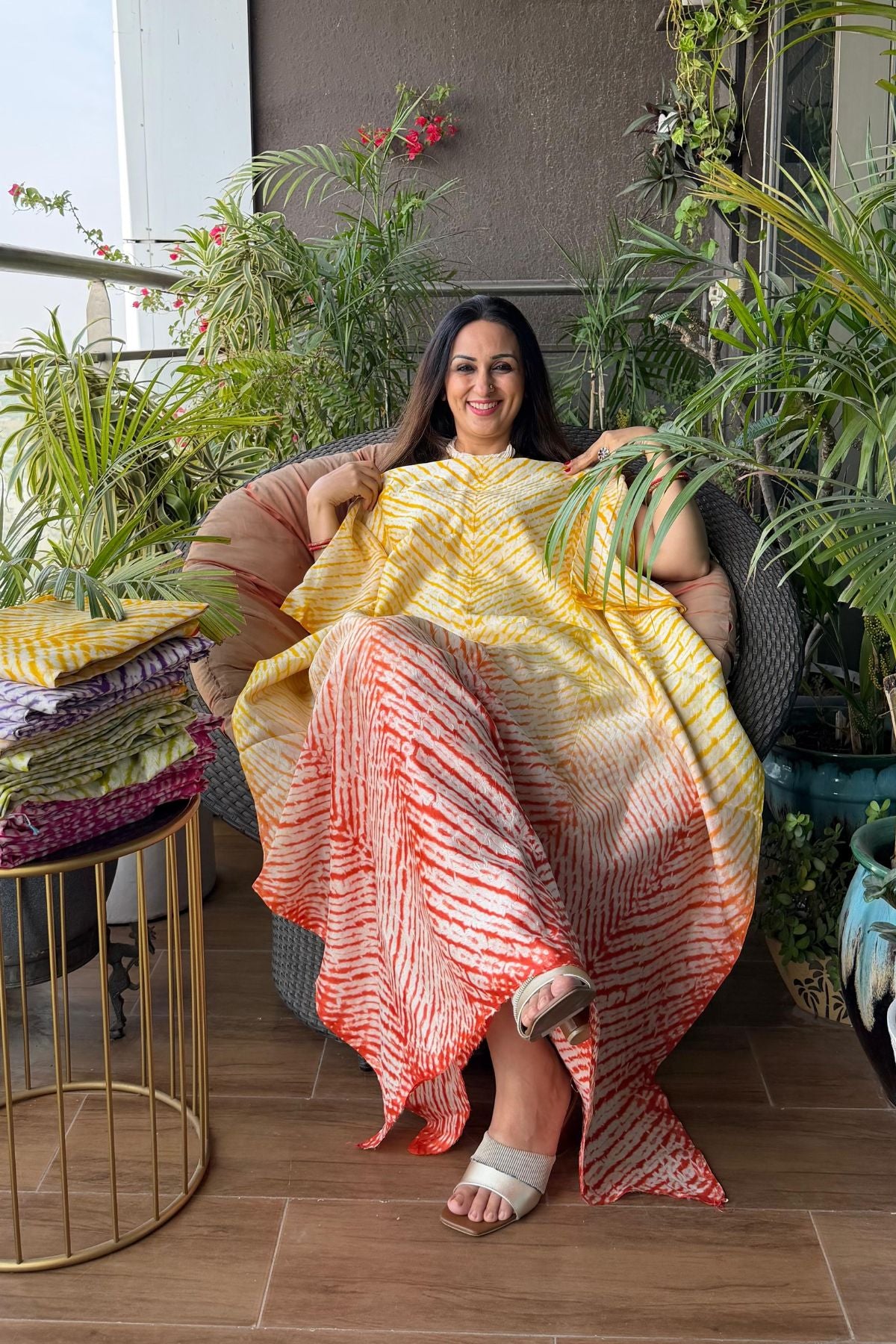 Hand Shibori kurtas on Pure Chanderi!!
