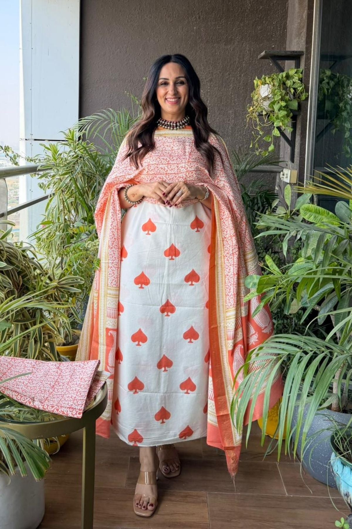 Handblocked pure cotton Bagh full sets!!