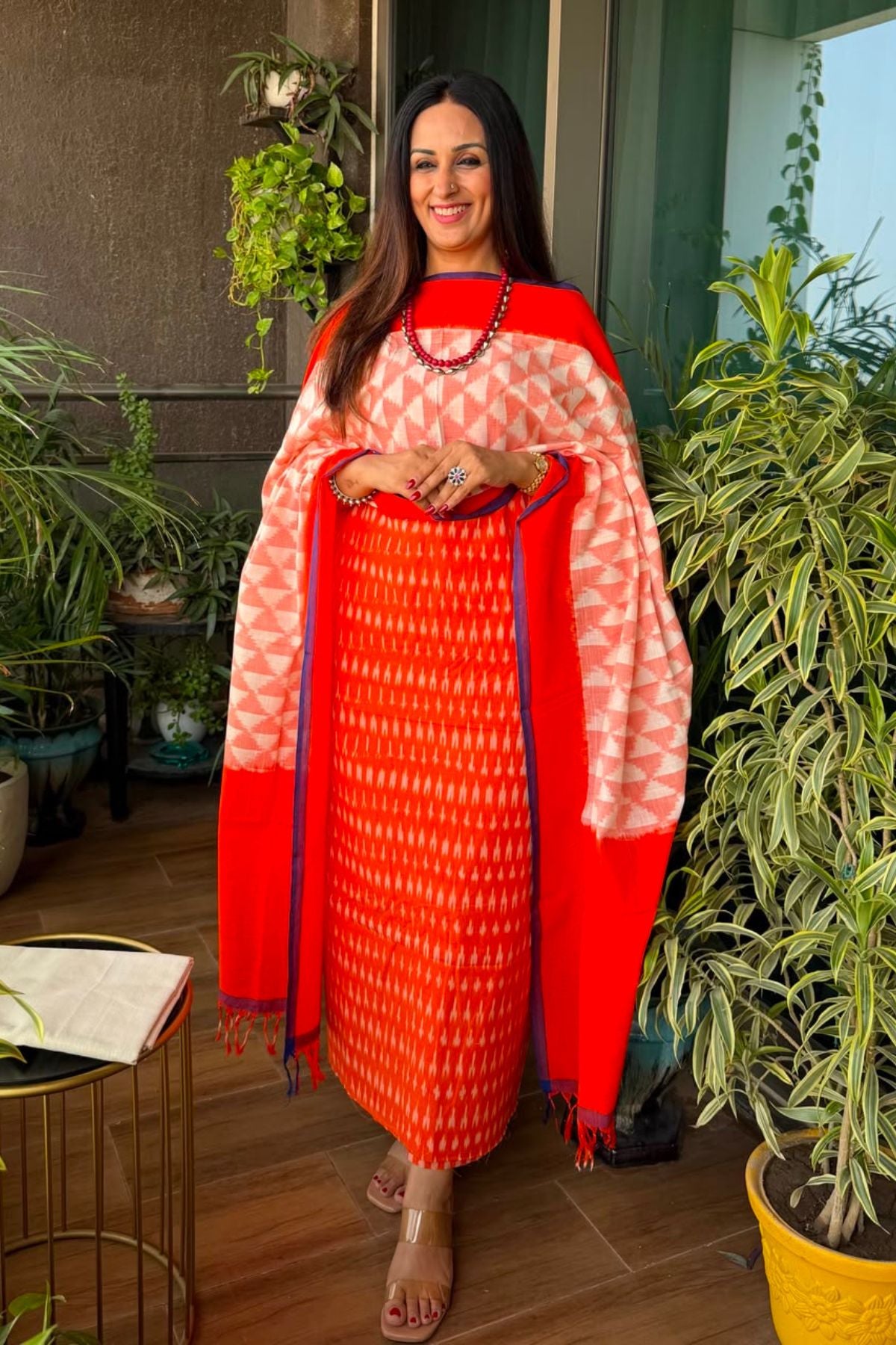 Double Ikat cotton full sets!!