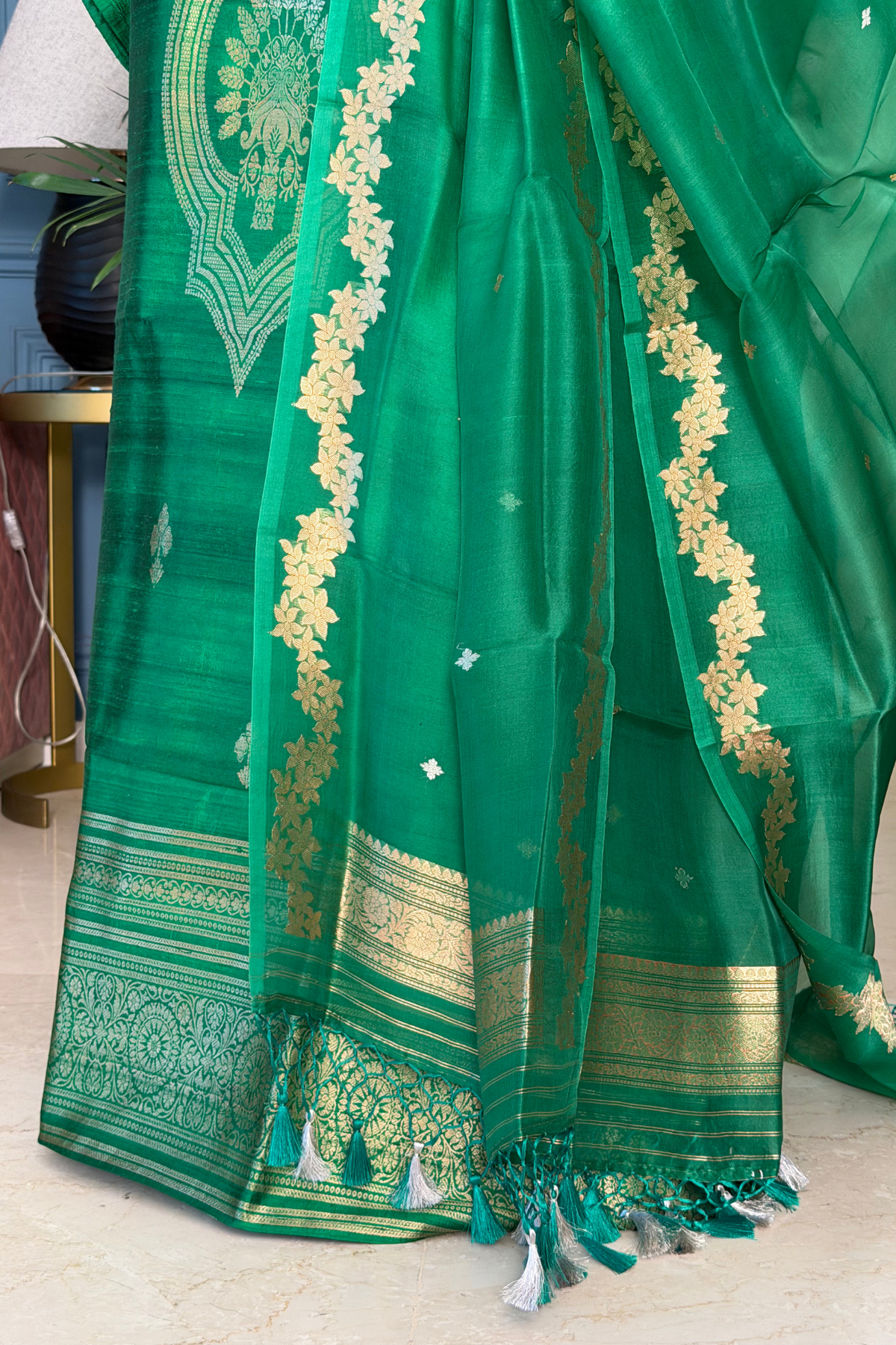 Handwoven Pure Raw silk suit sets with pure organza silk dupatta!!