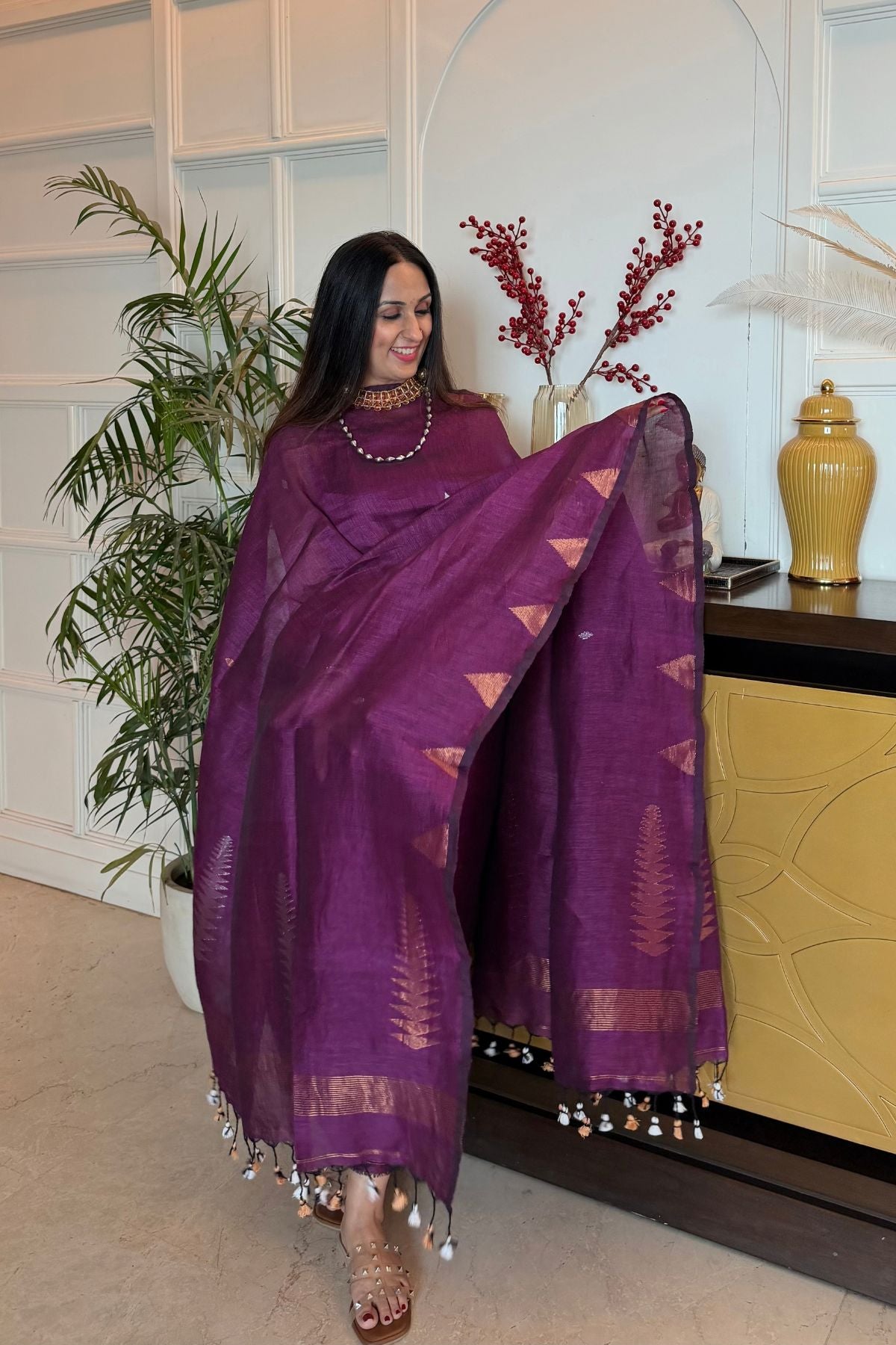 Jayshree linen kurta Dupatta sets