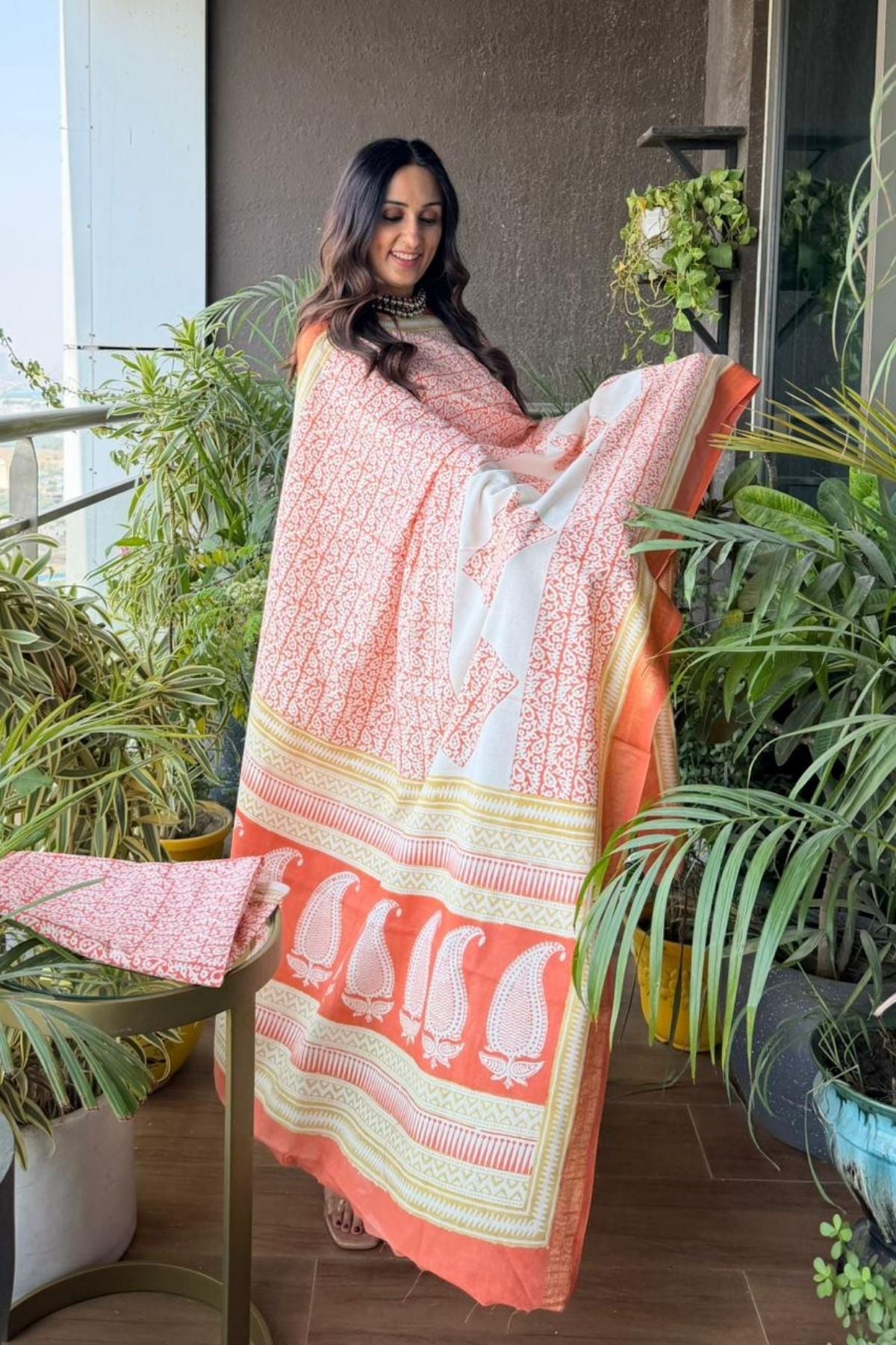 Handblocked pure cotton Bagh full sets!!