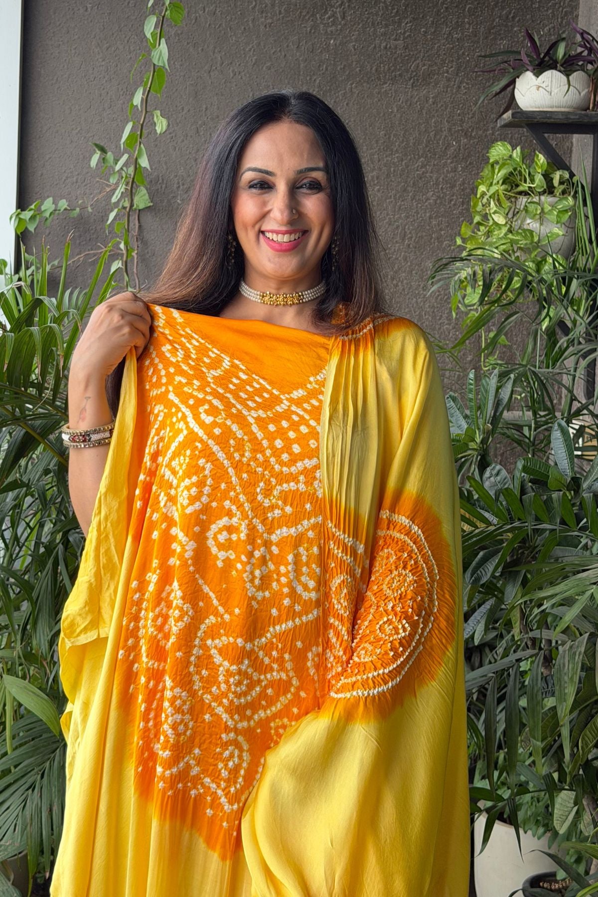 Bandhani work full sets on pure modal satin!!!