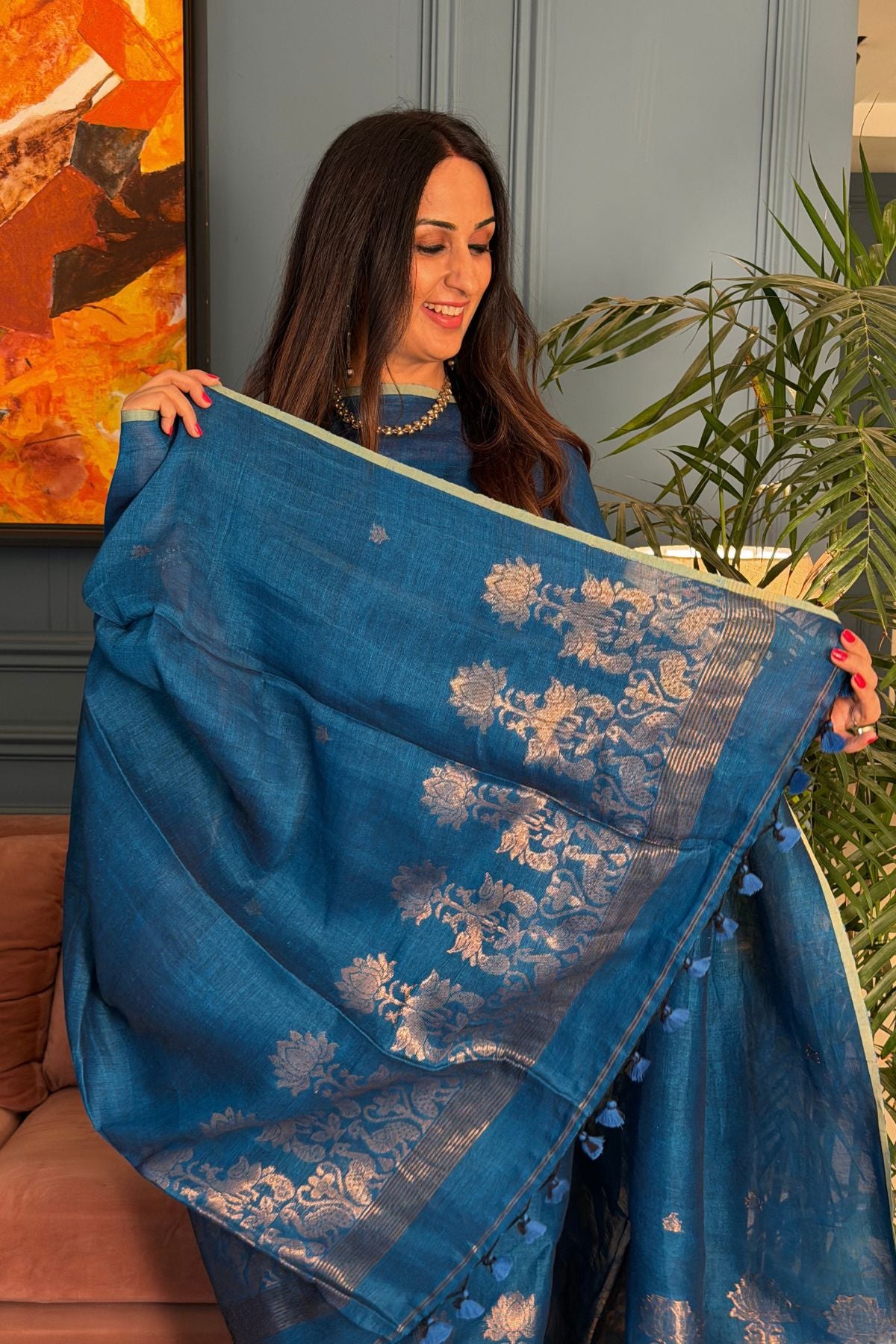 Jayshree linen kurta Dupatta sets