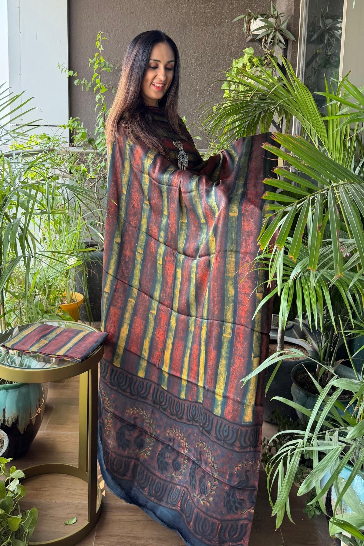 Pomegranate peel Handblock full sets on Premium Modal fabric!!