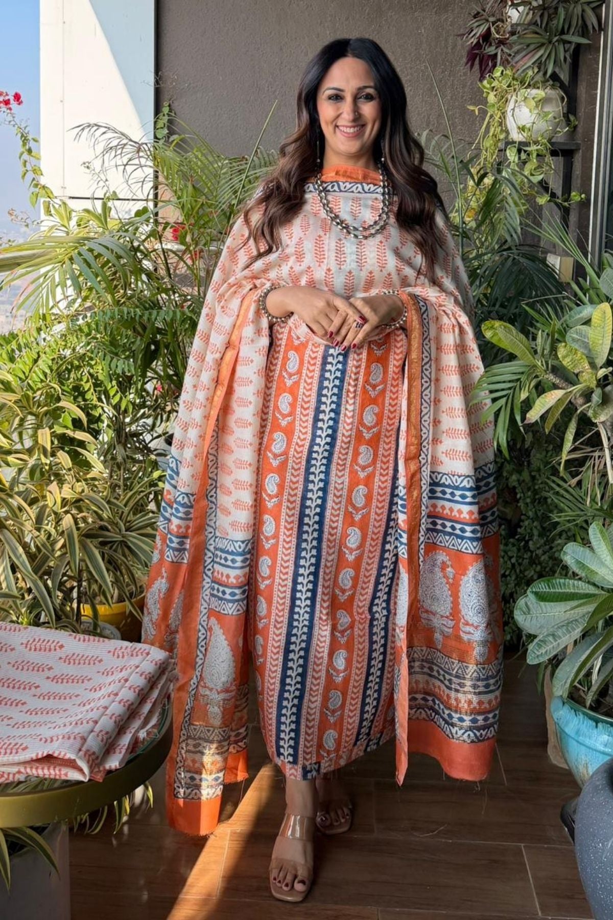 Bagh full sets on pure Maheshwari Silk