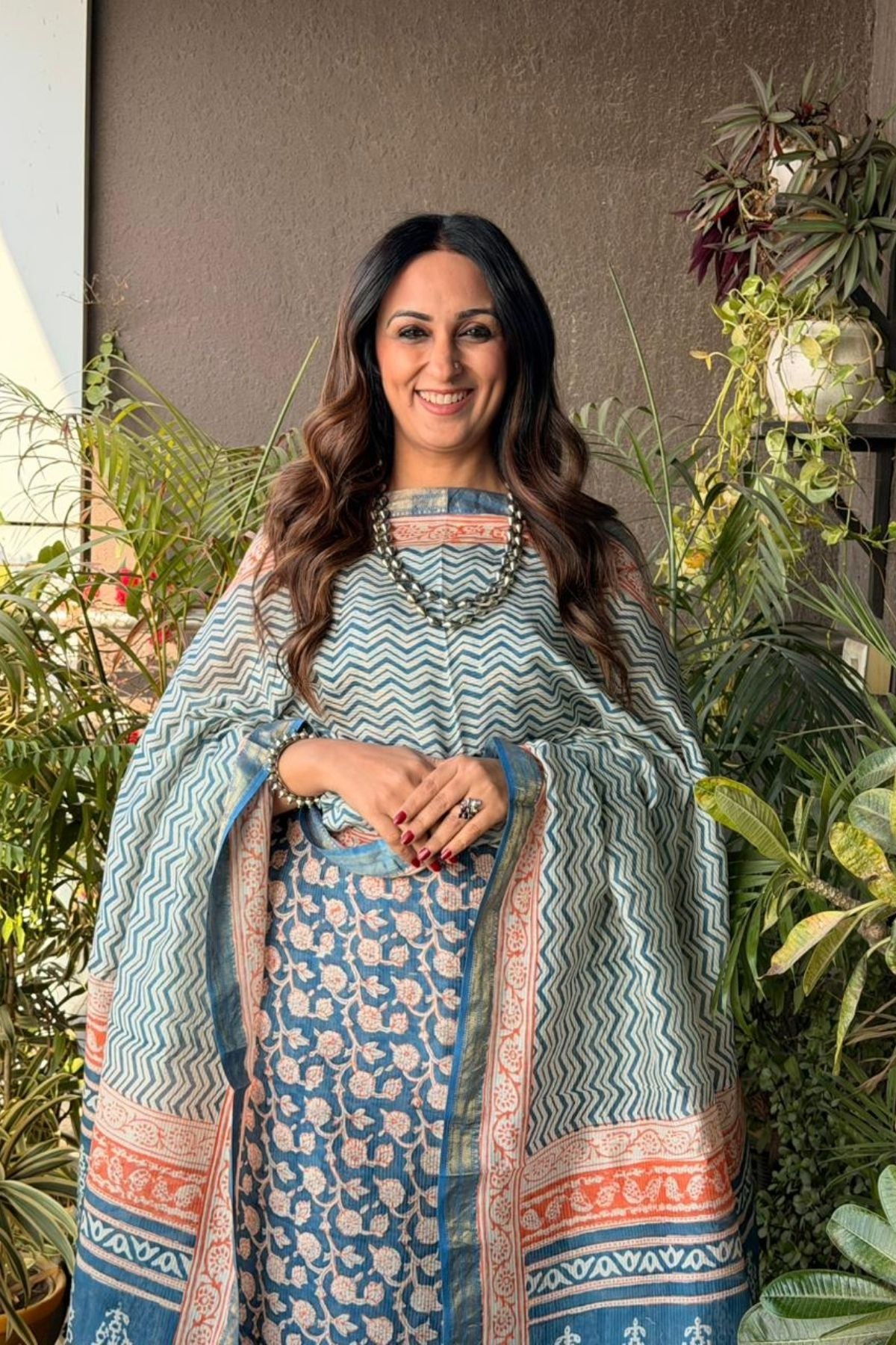 Bagh full sets on pure Maheshwari Silk