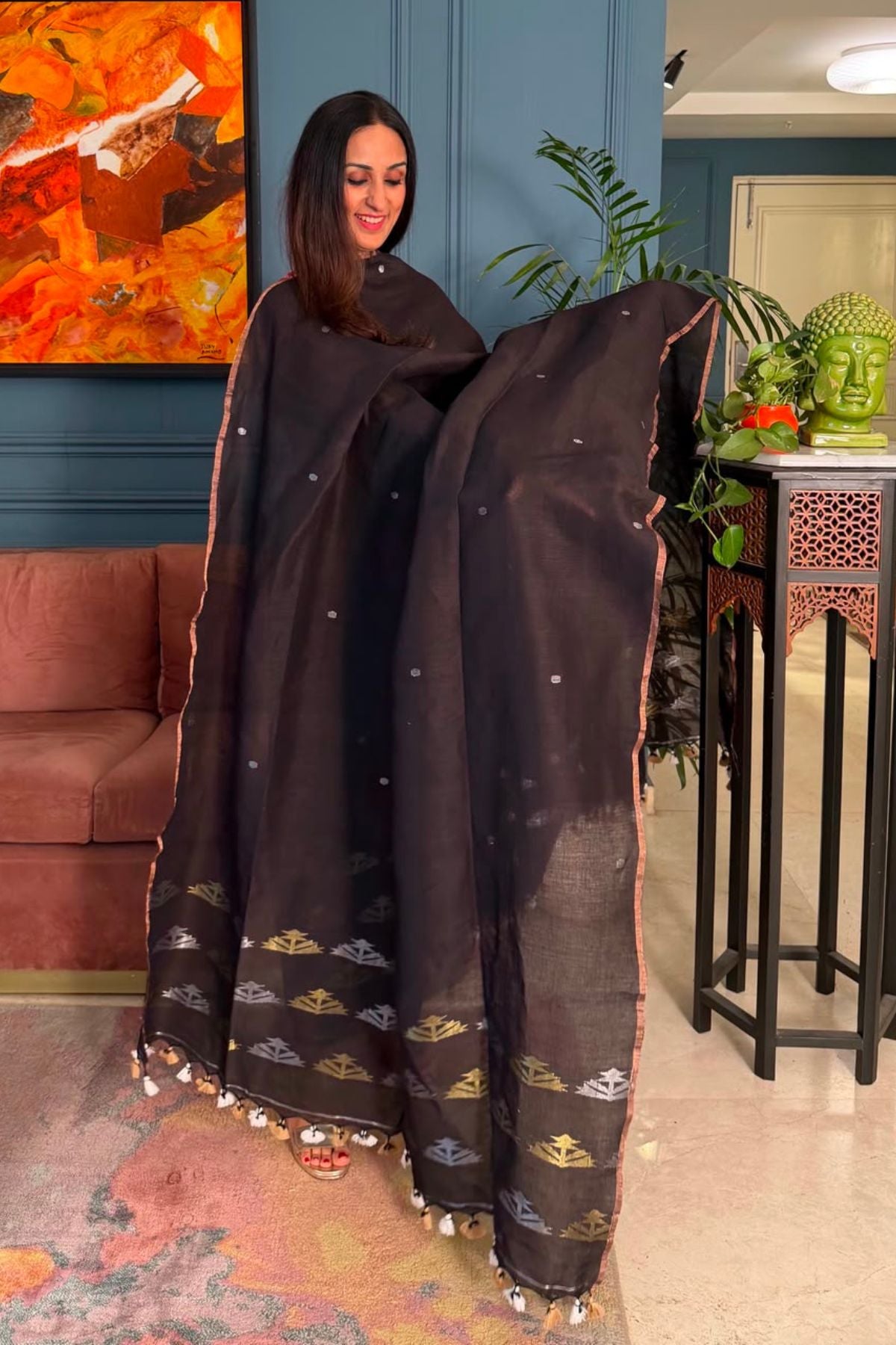 Jayshree linen kurta Dupatta sets