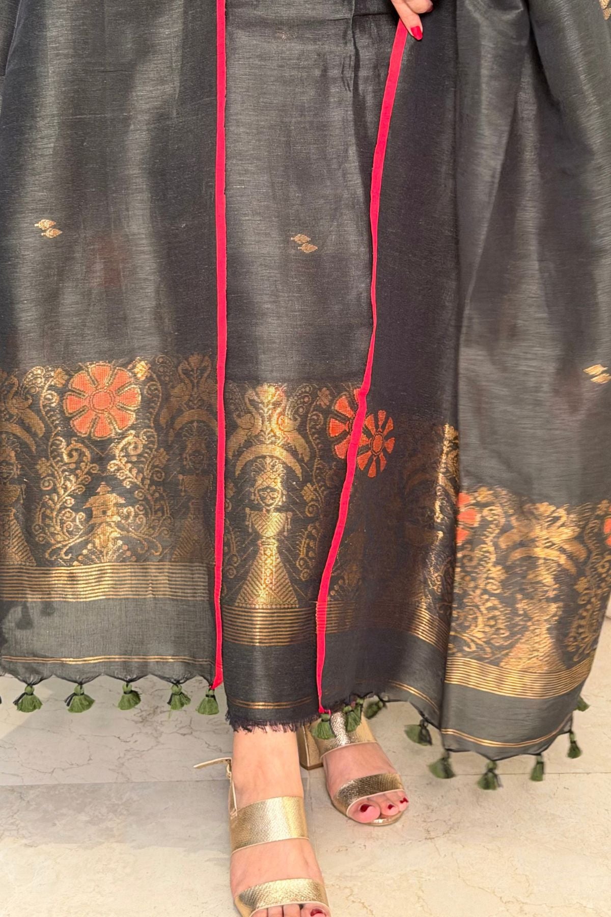 Jayshree linen kurta Dupatta sets
