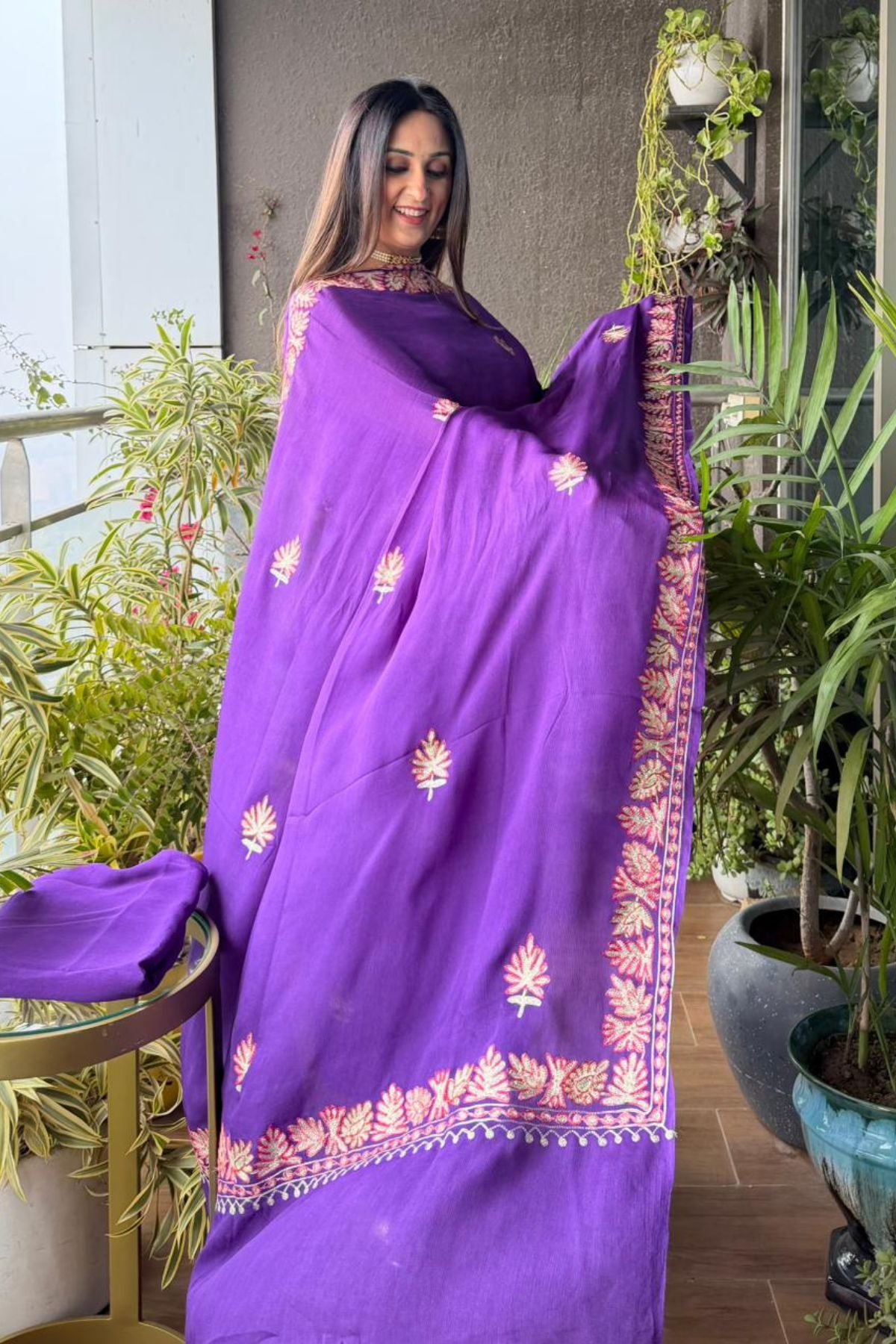 Upadda suit sets with Kashmiri Aari work!!