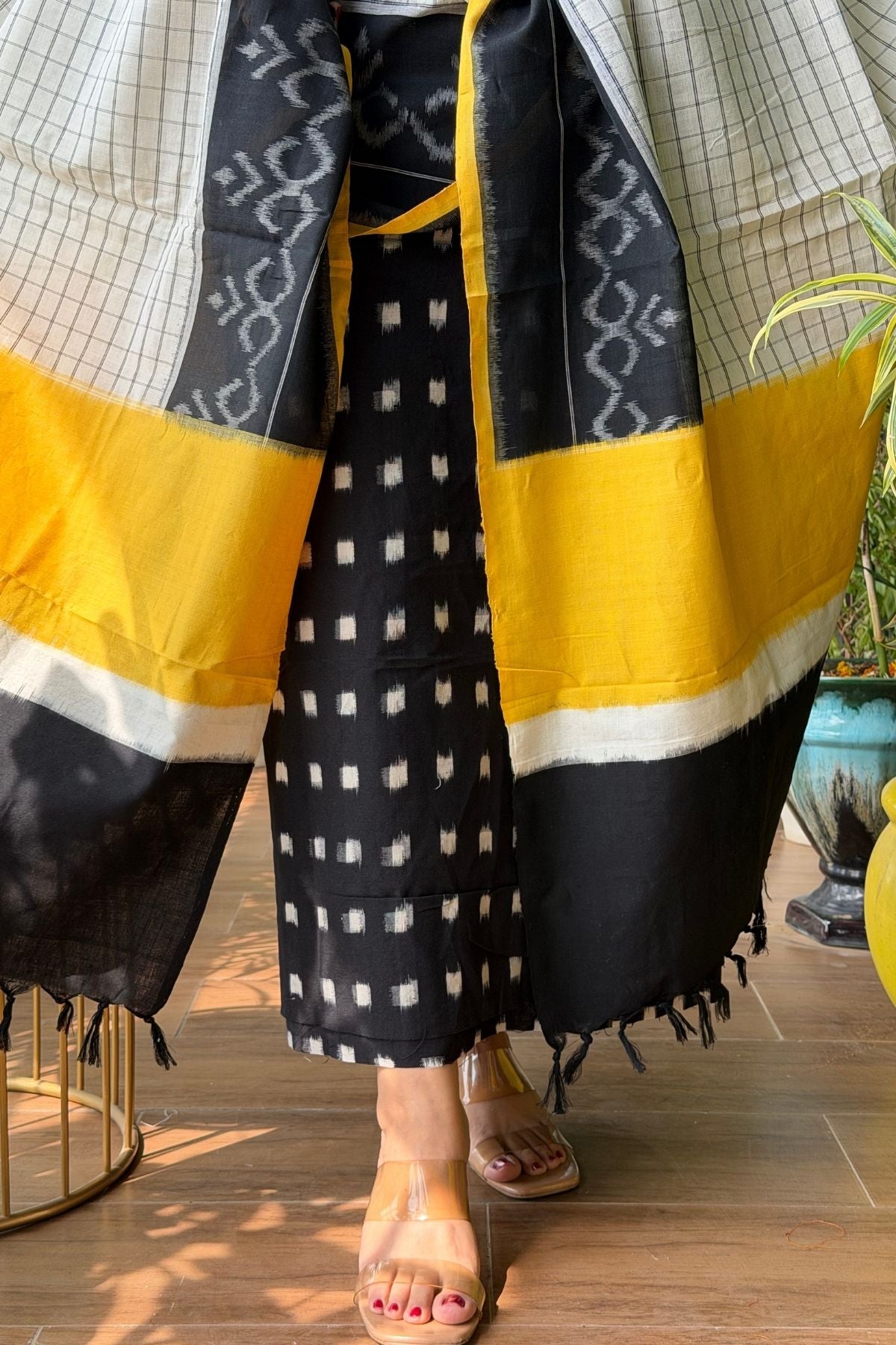 Double Ikat cotton full sets!!