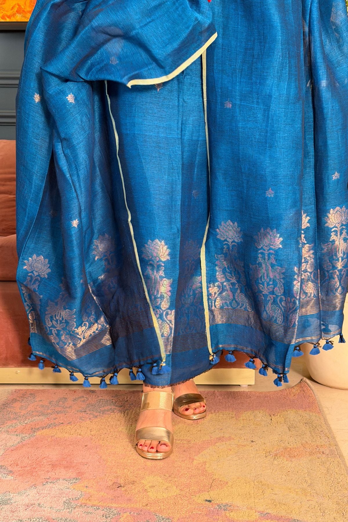 Jayshree linen kurta Dupatta sets
