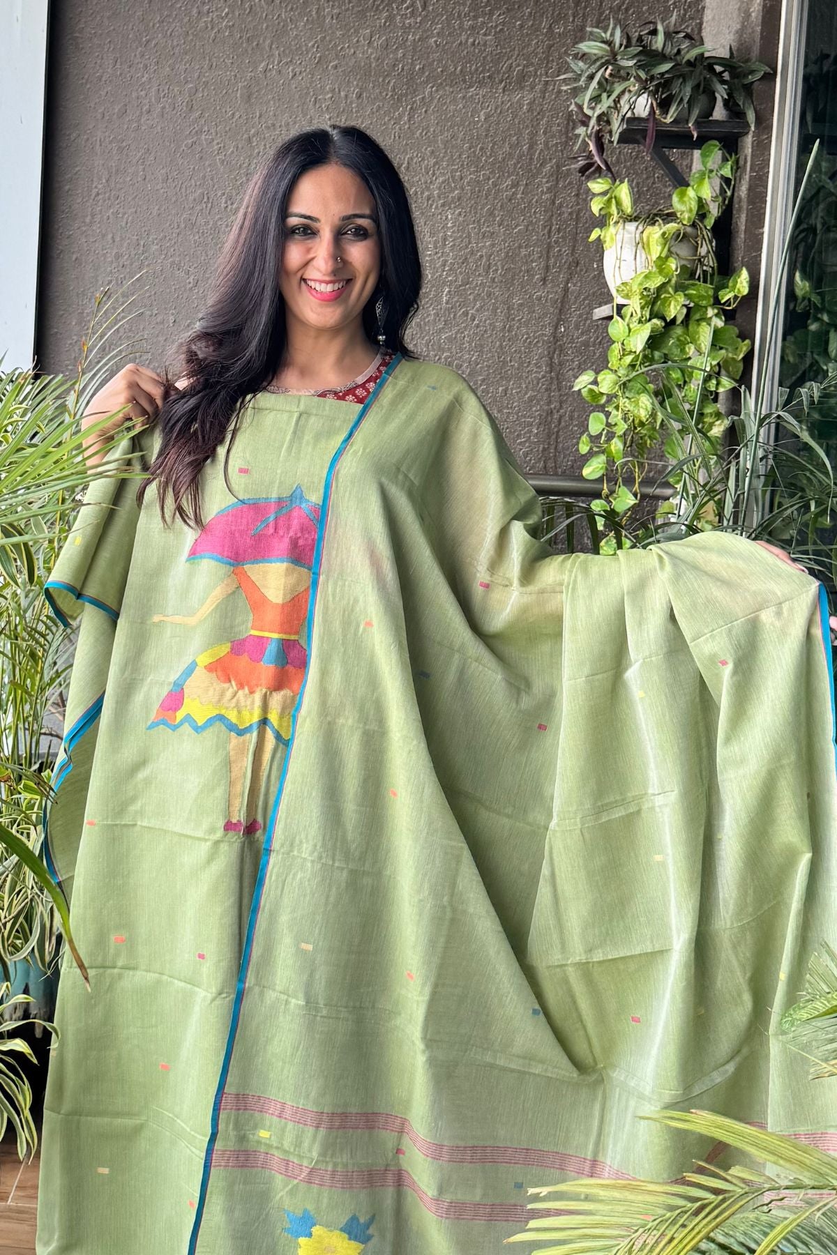 Jamdani kurta dupatta sets