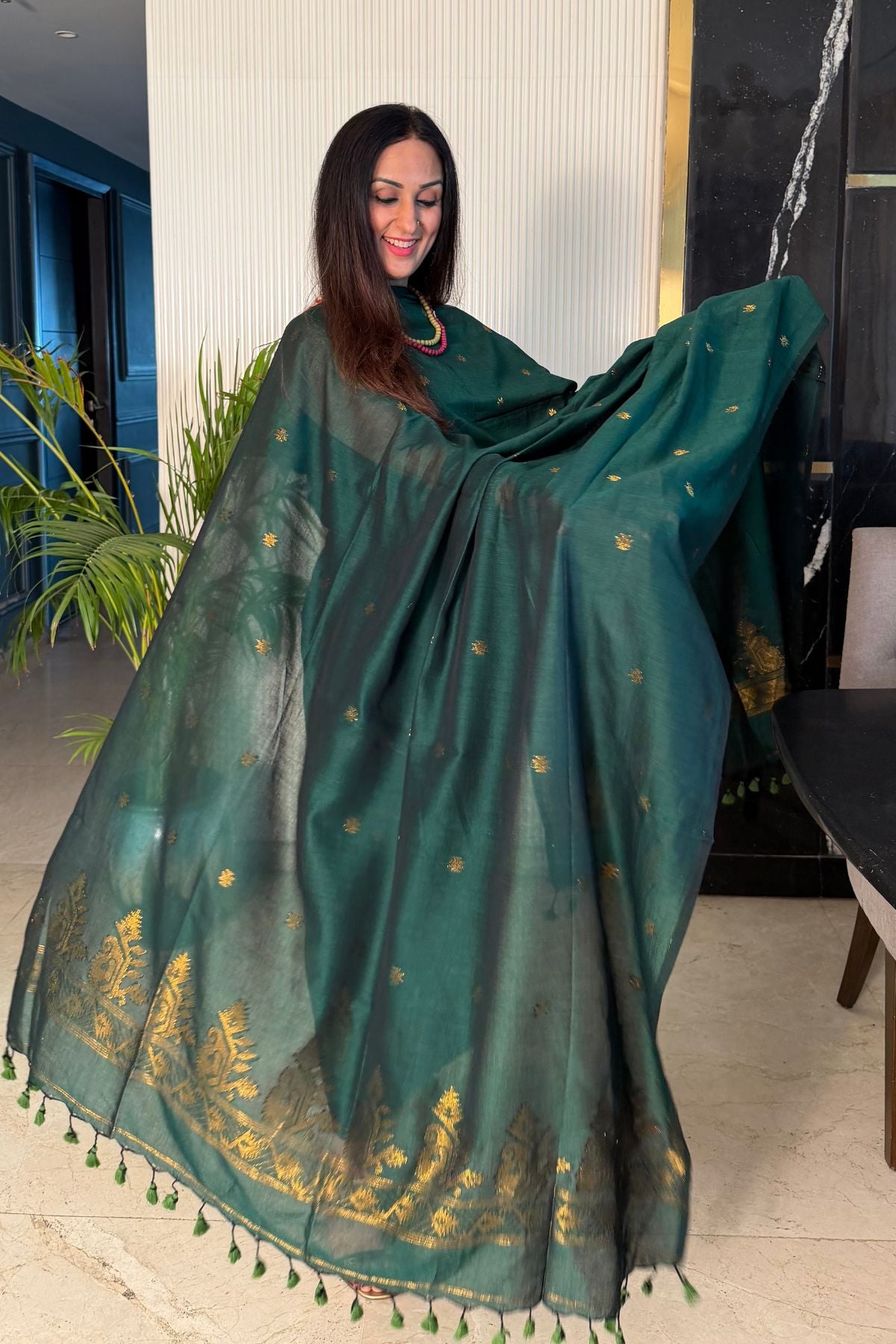Mercerised pure cotton zari weave kurta dupatta sets with Jamdani weave !!