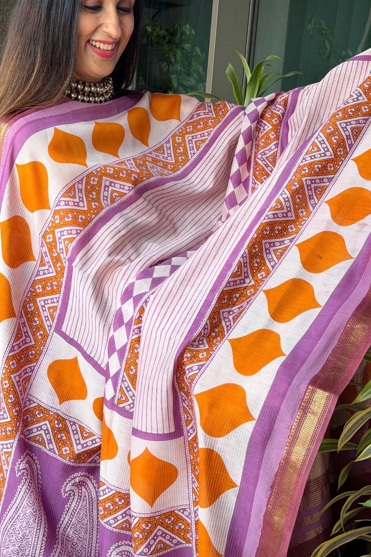 Handblocked Bagh full sets on pure Maheshwari!!