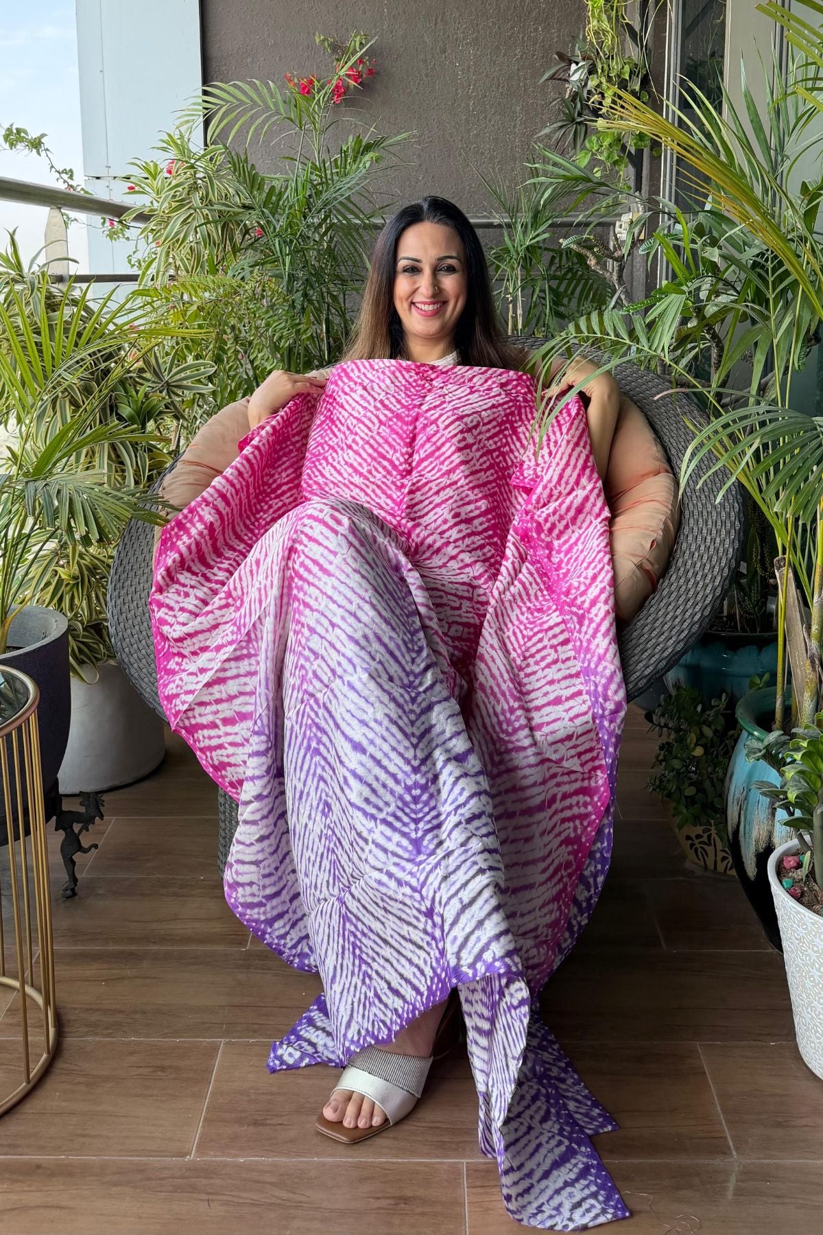 Hand Shibori kurtas on Pure Chanderi!!