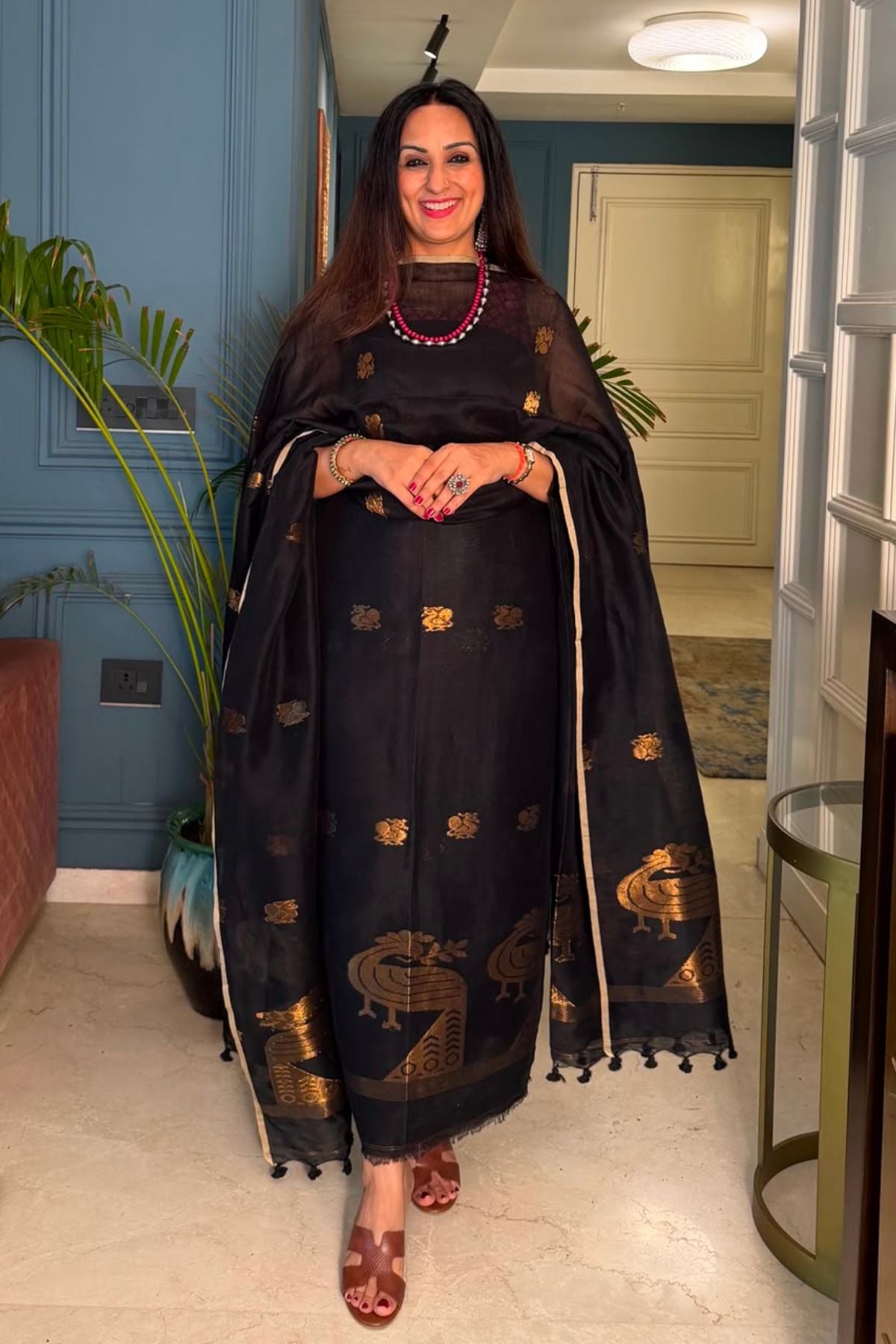 Jayshree linen kurta Dupatta sets