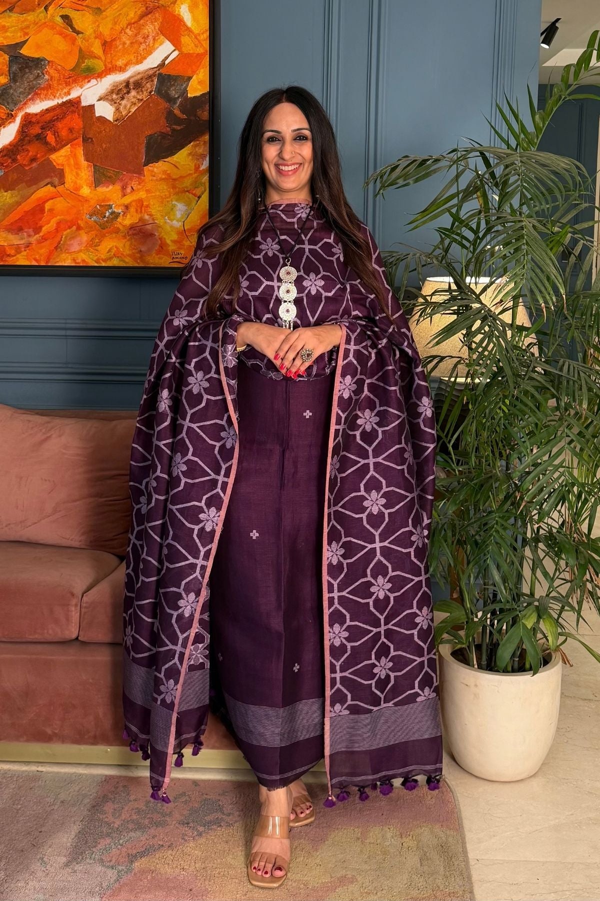 Jayshree linen kurta dupatta sets!!