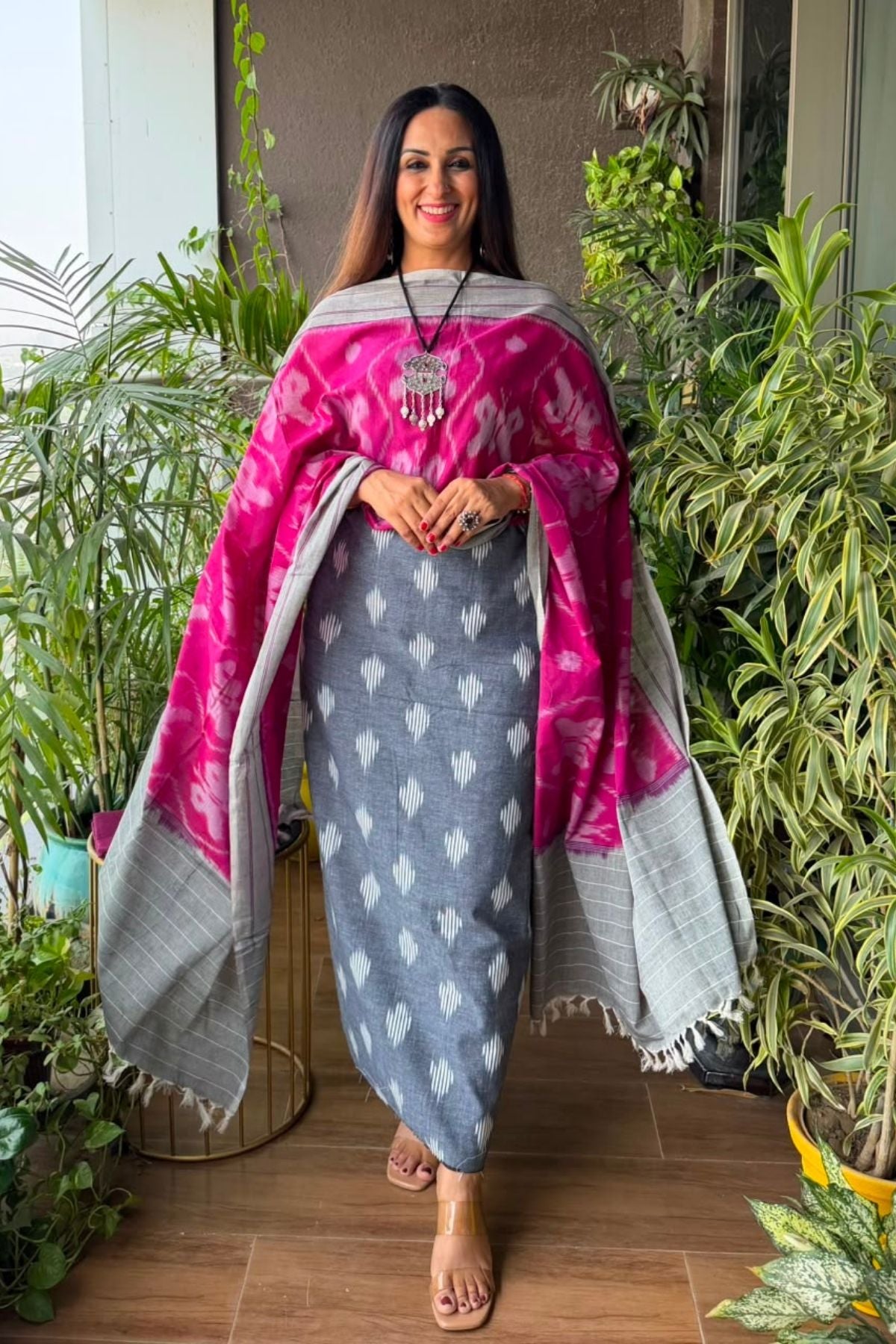 Double Ikat cotton full sets!!