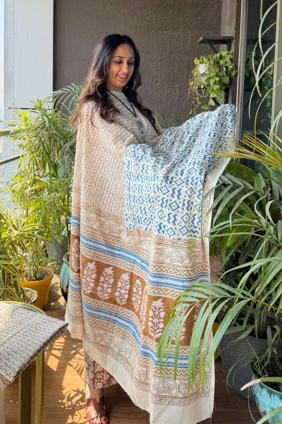 Handblocked pure cotton Bagh full sets!!
