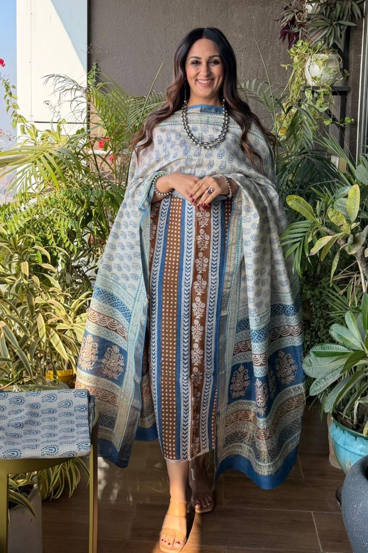 Bagh full sets on pure Maheshwari Silk