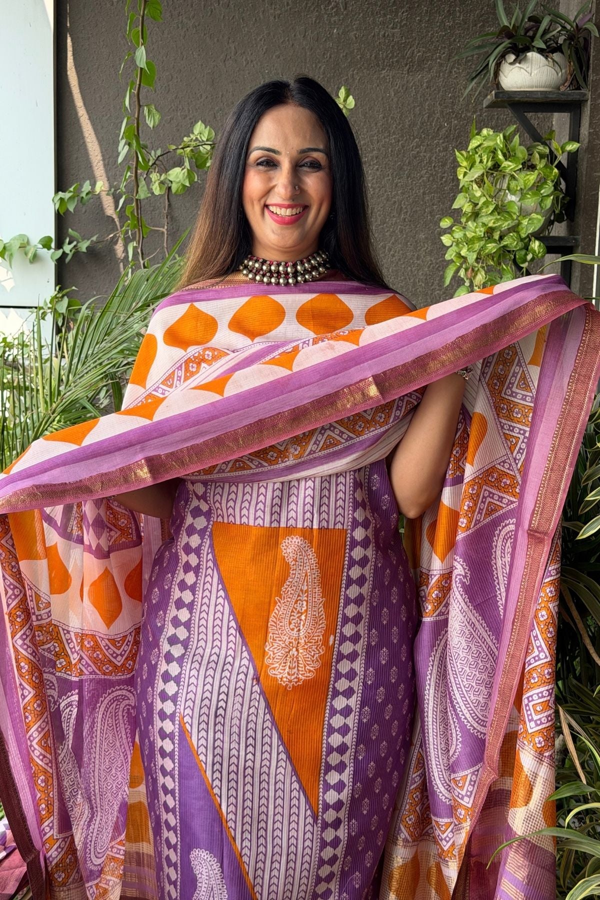 Handblocked Bagh full sets on pure Maheshwari!!