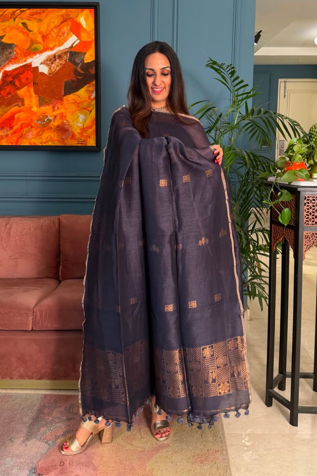 Jayshree linen kurta Dupatta sets