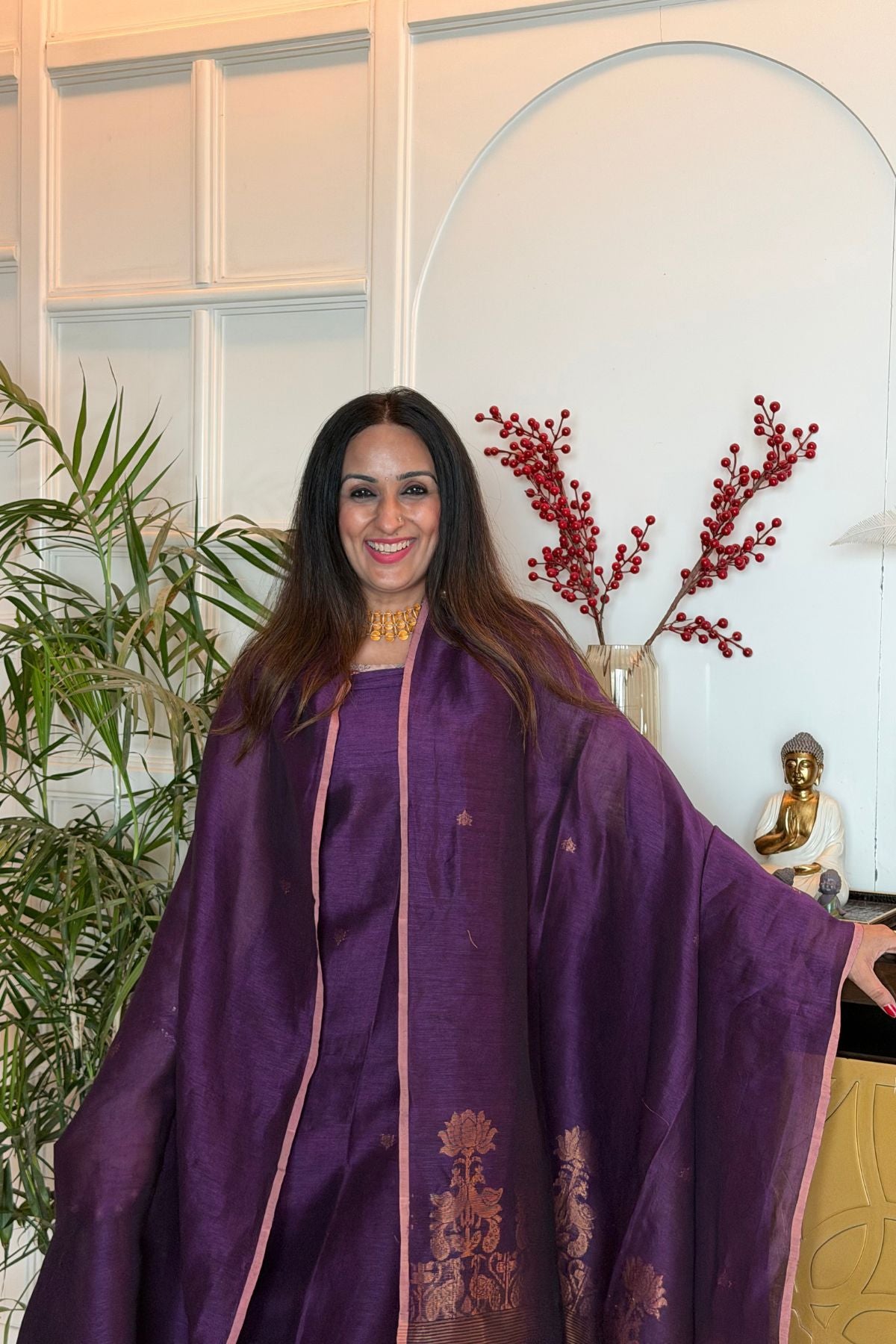 Jayshree linen kurta Dupatta sets
