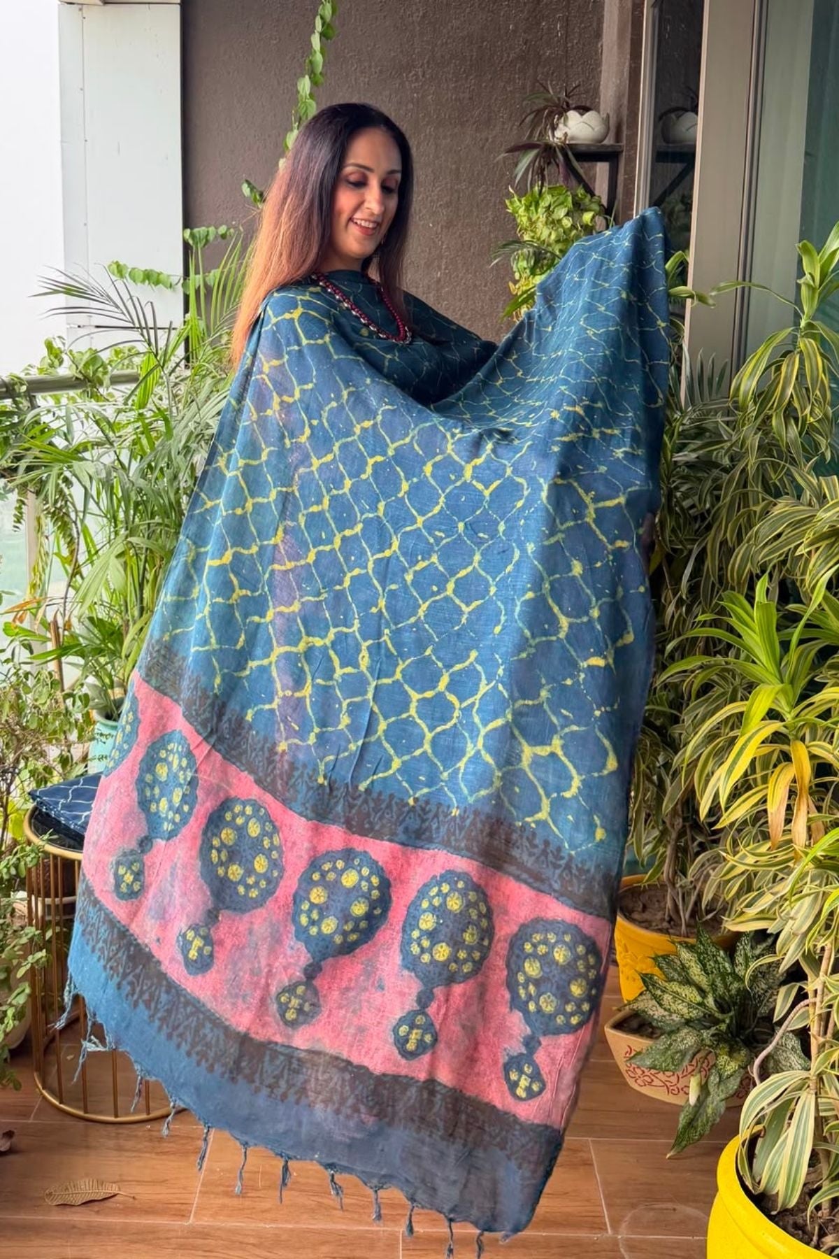 Handblocked Slub cotton linen full sets!!