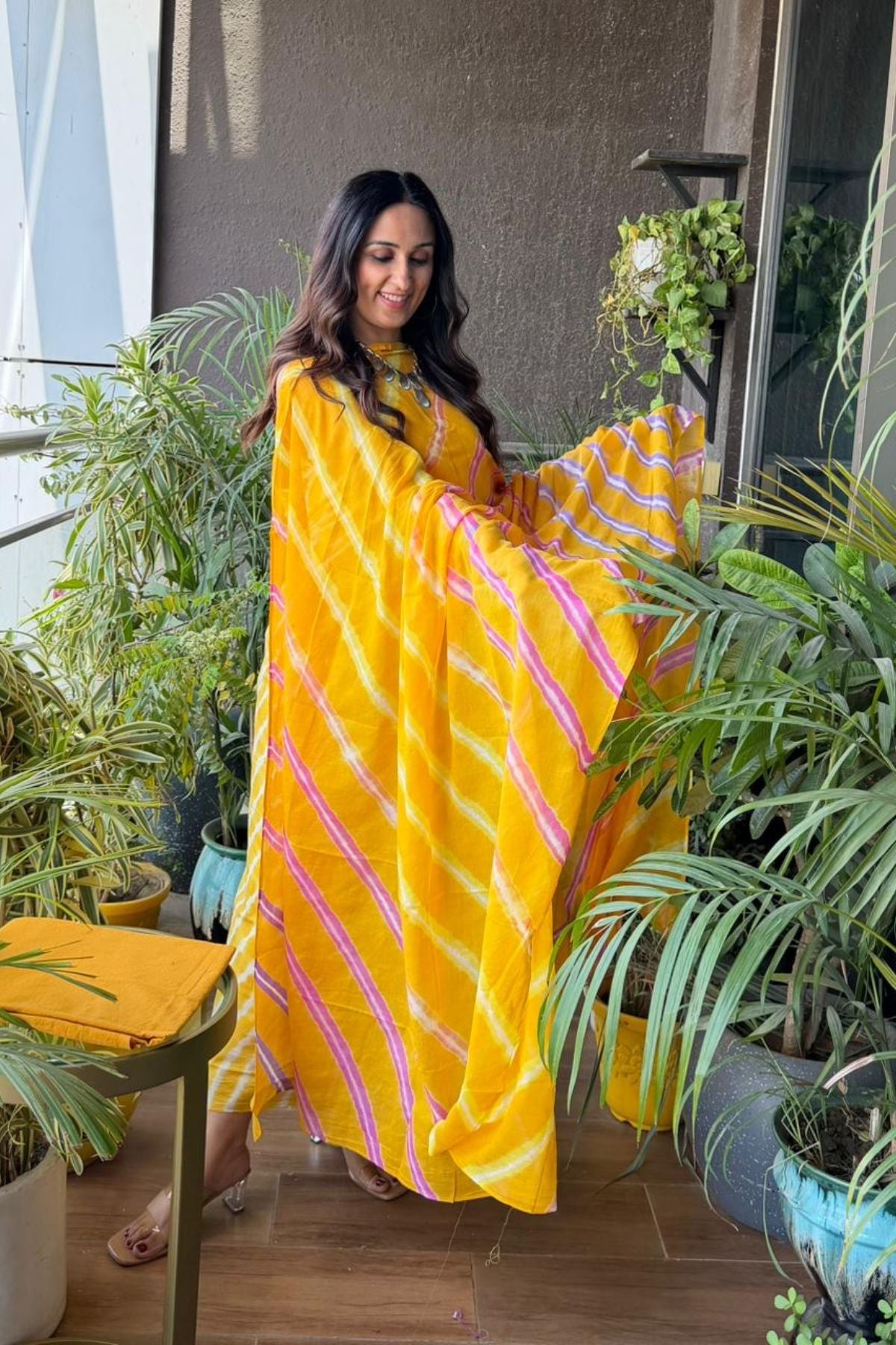 Full sets in cotton with hand done leheriya tie and dye technique!!