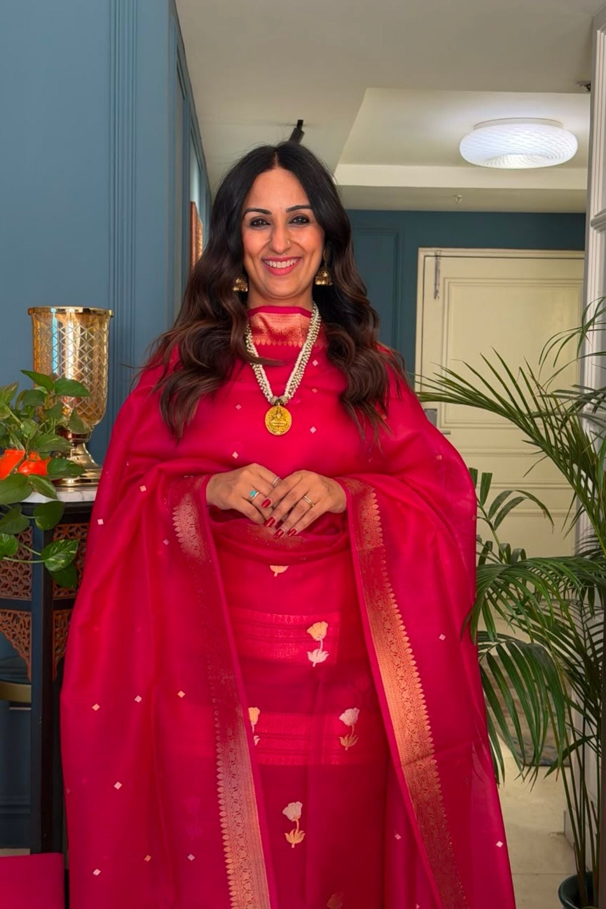 New Banarasi weave suit sets on pure organza silk!!