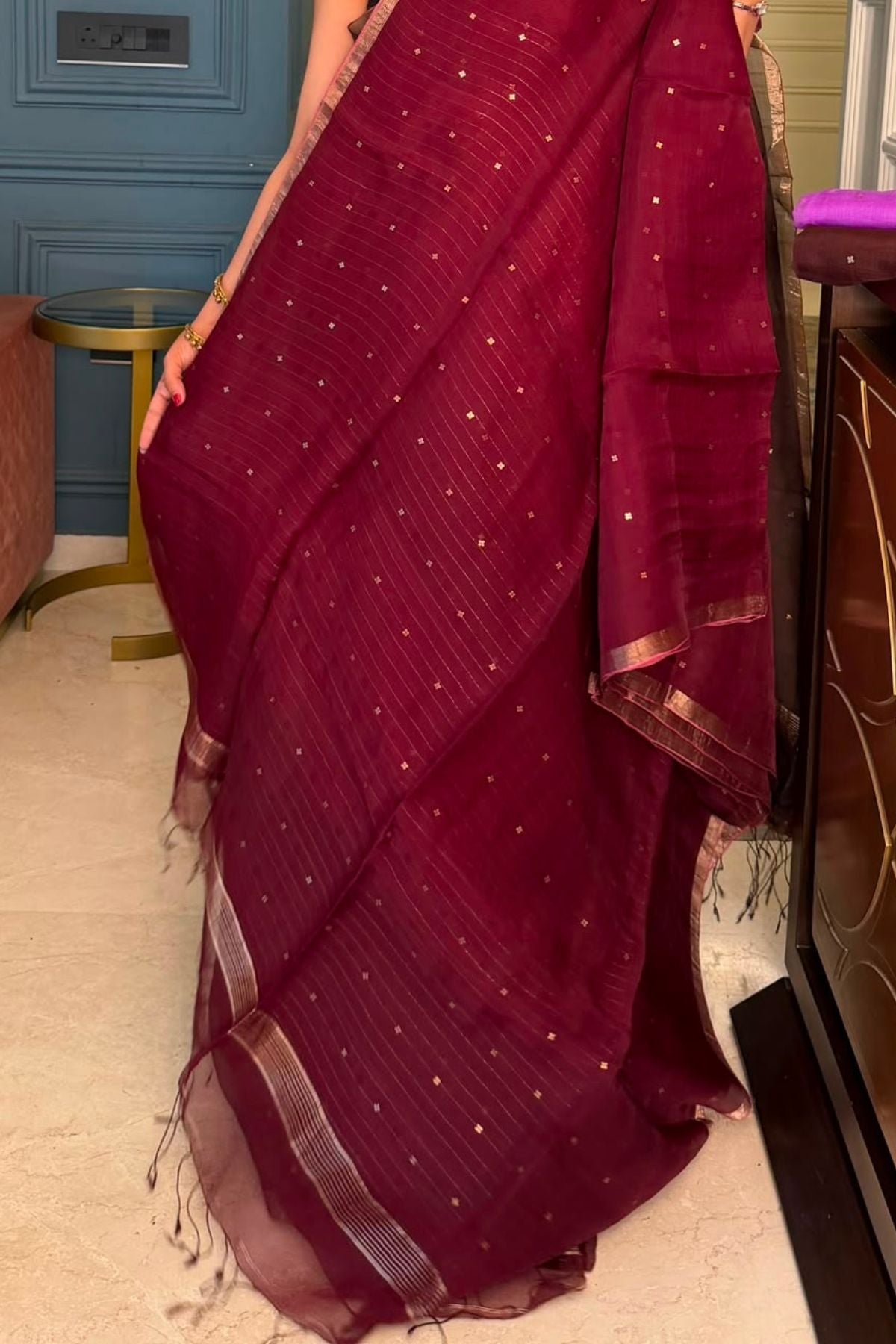 Handwoven pure muslin sarees!!