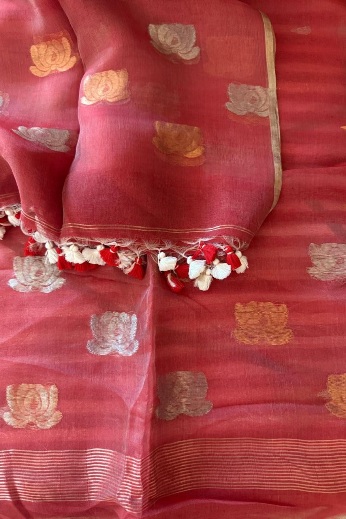 Pure Silk Linen kurta dupatta sets