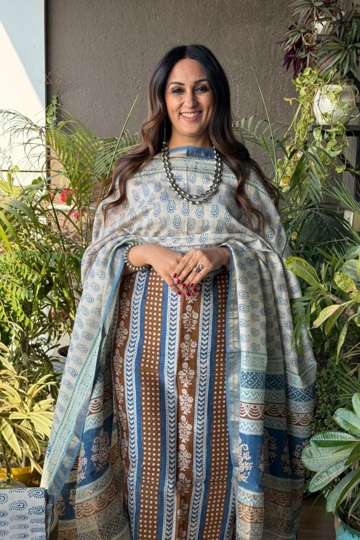 Bagh full sets on pure Maheshwari Silk