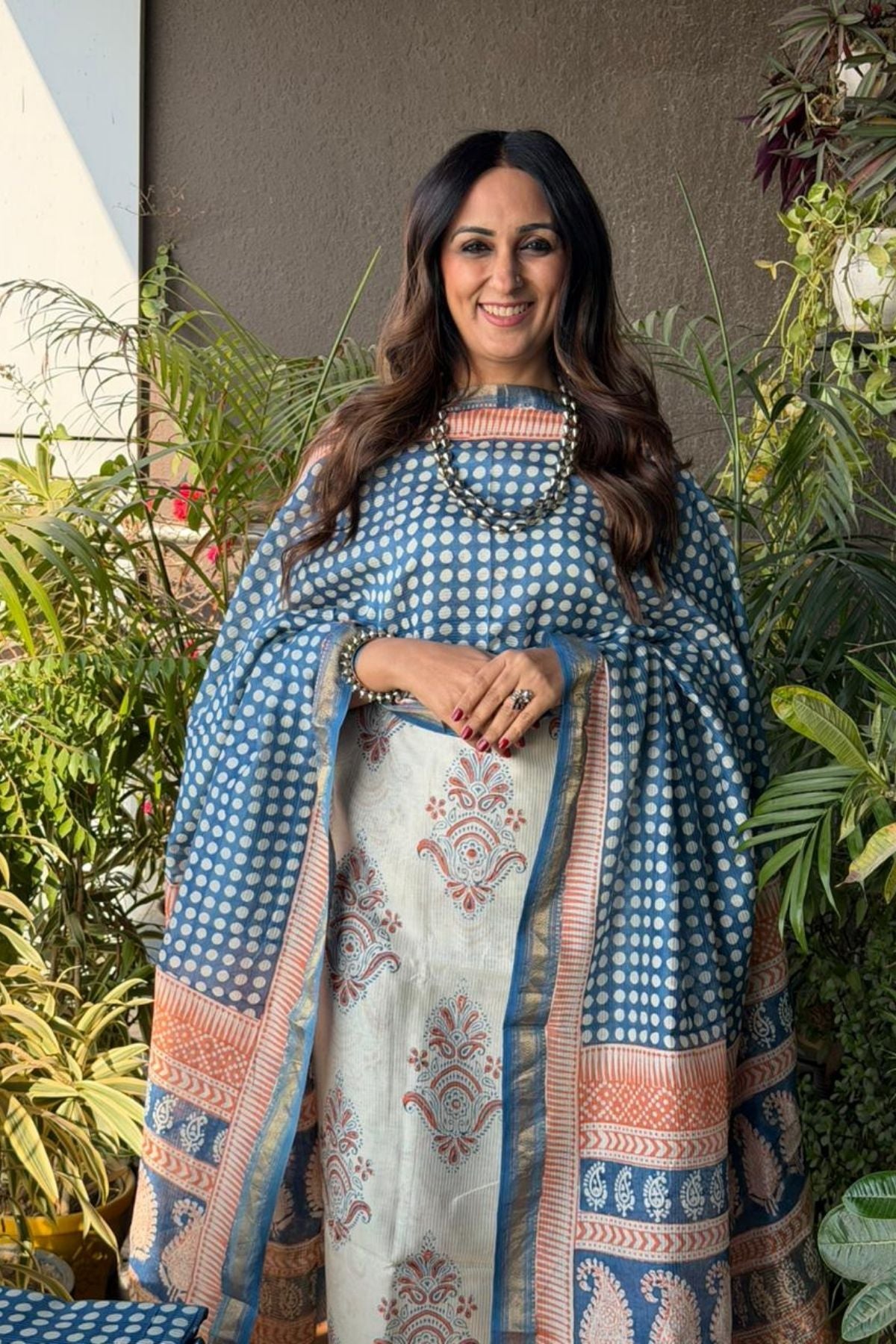 Bagh full sets on pure Maheshwari Silk