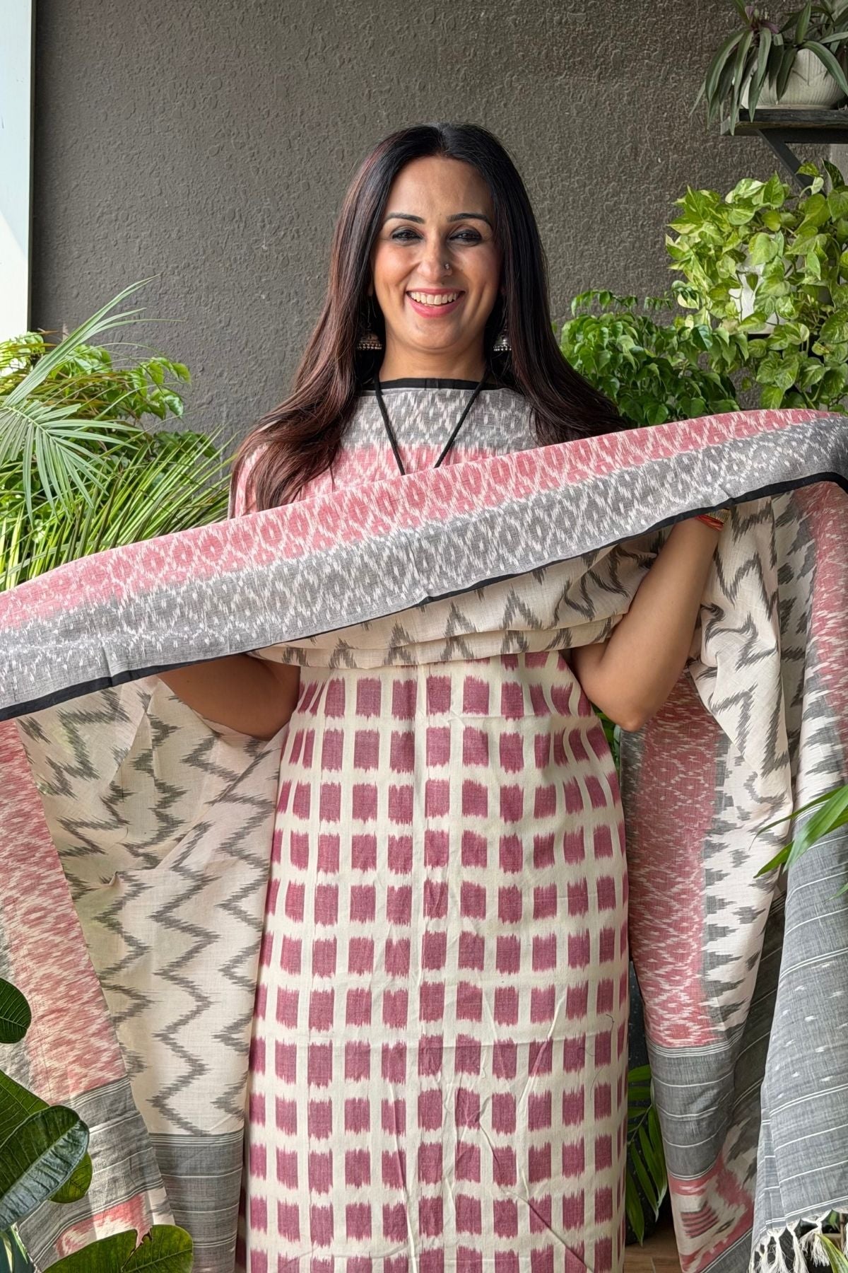 Double Ikat cotton full sets!!