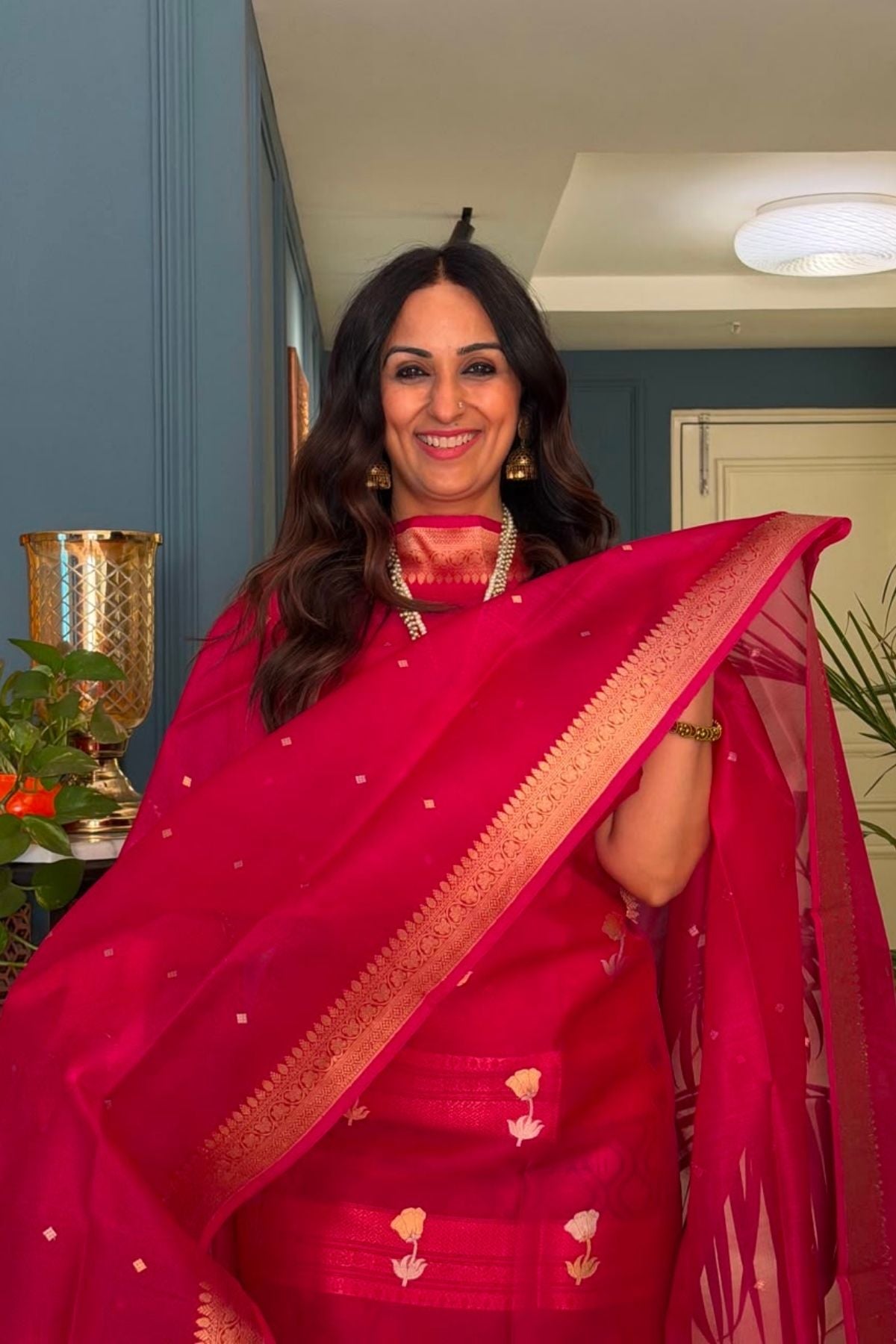 New Banarasi weave suit sets on pure organza silk!!