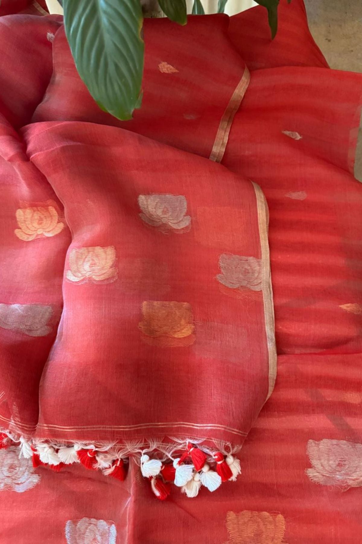 Pure Silk Linen kurta dupatta sets