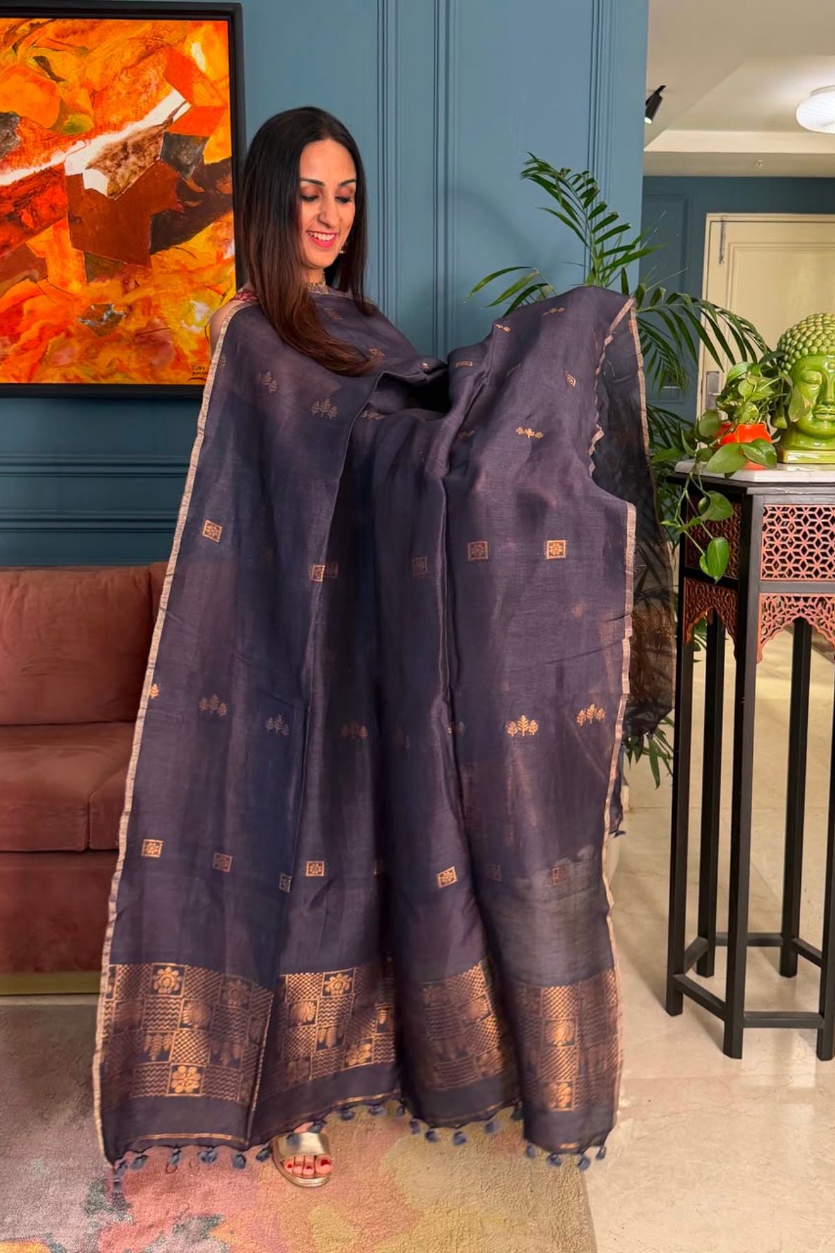 Jayshree linen kurta Dupatta sets