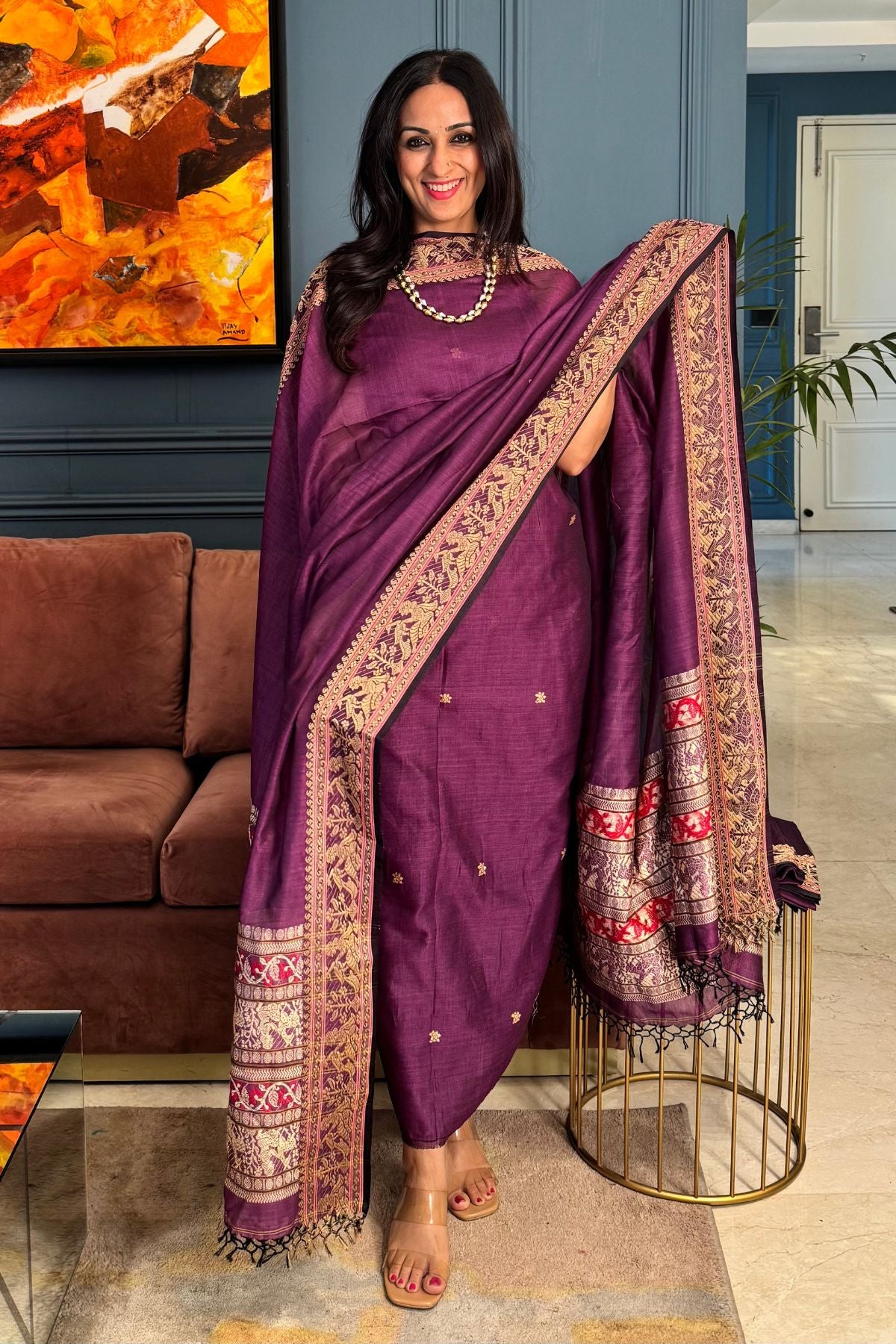 Pure mercerised Handwoven Cotton sets