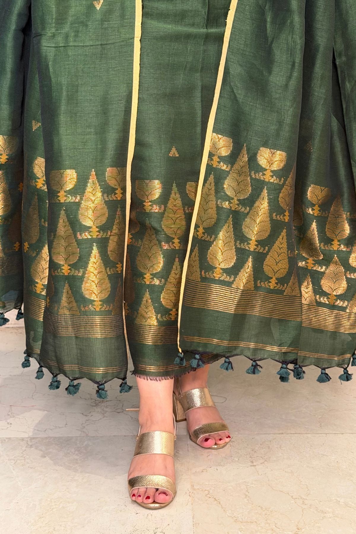 Jayshree linen kurta Dupatta sets
