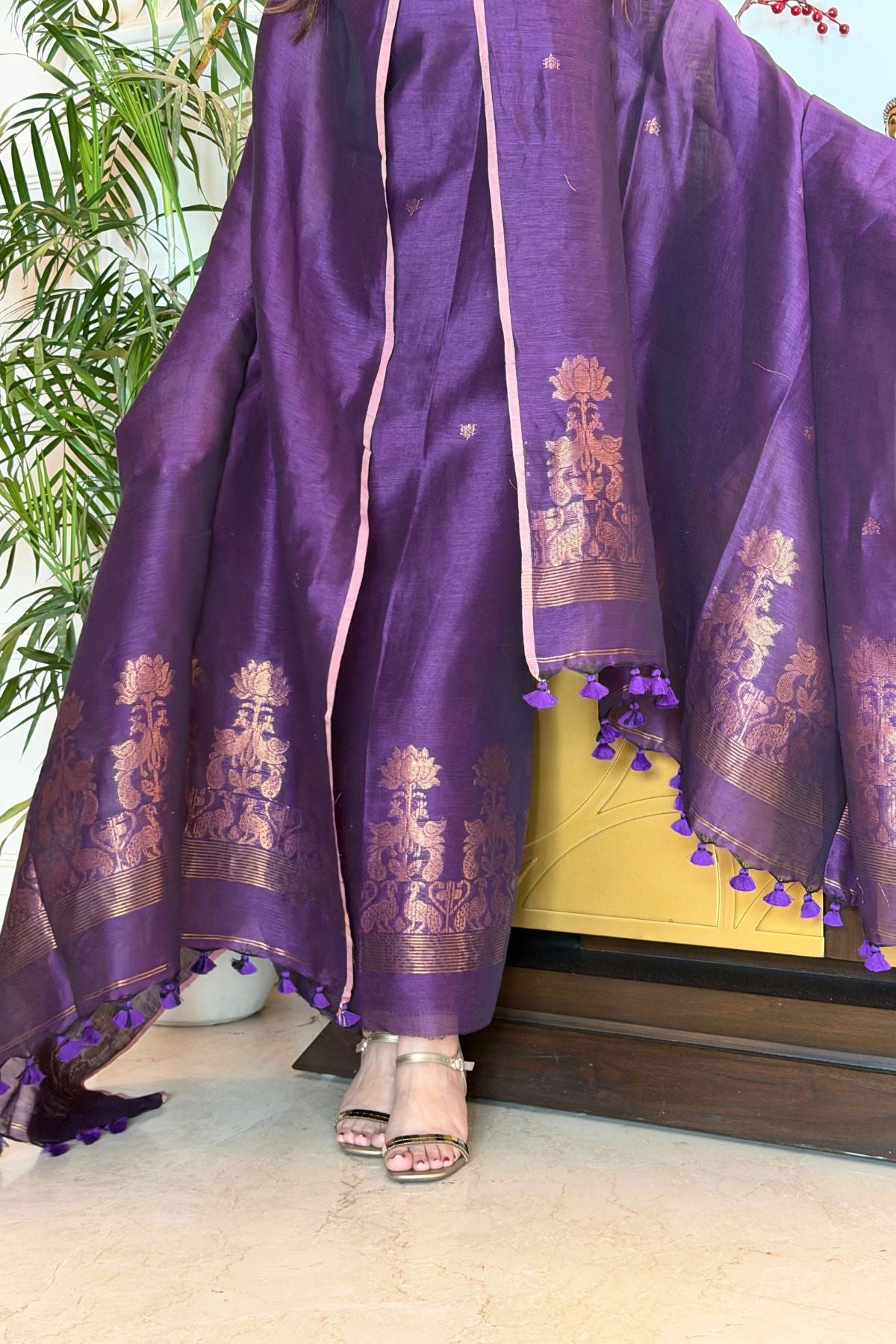 Jayshree linen kurta Dupatta sets