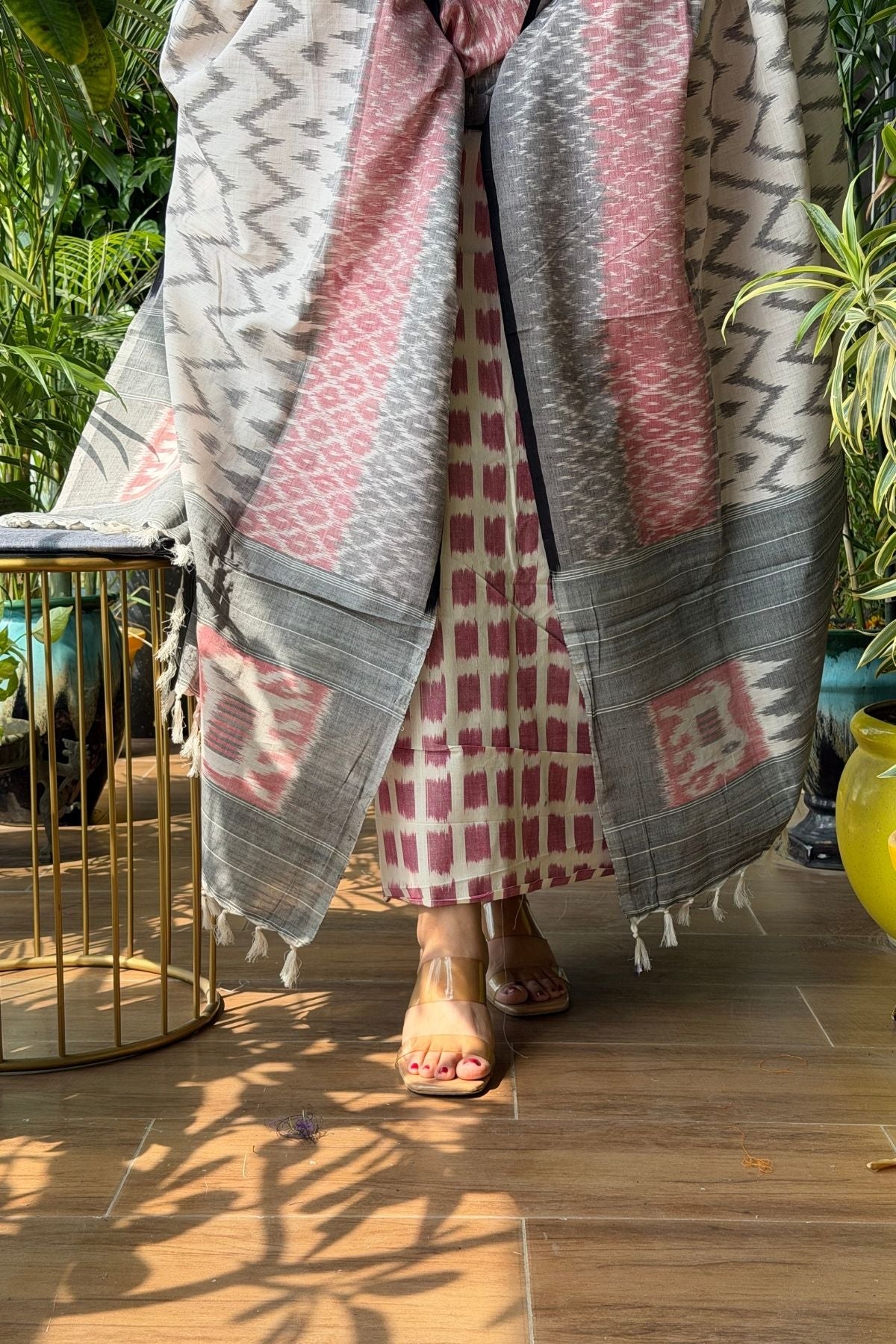 Double Ikat cotton full sets!!